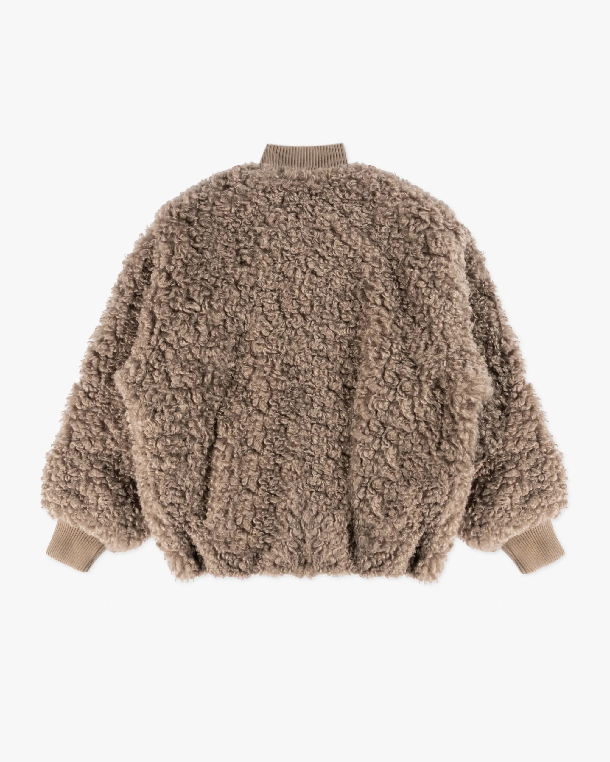 Kunst-Shearling-Bomber von Nude