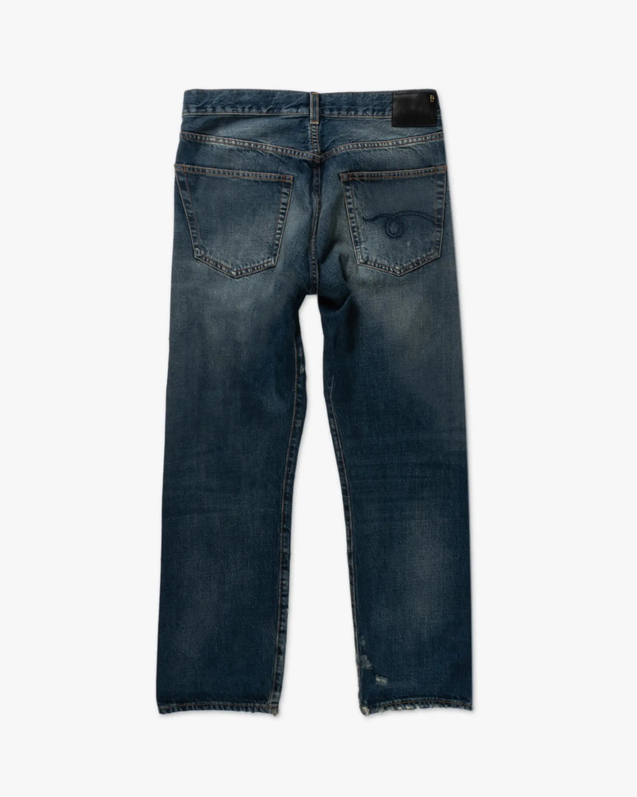 Distressed Cross Over Jeans von R13 New York