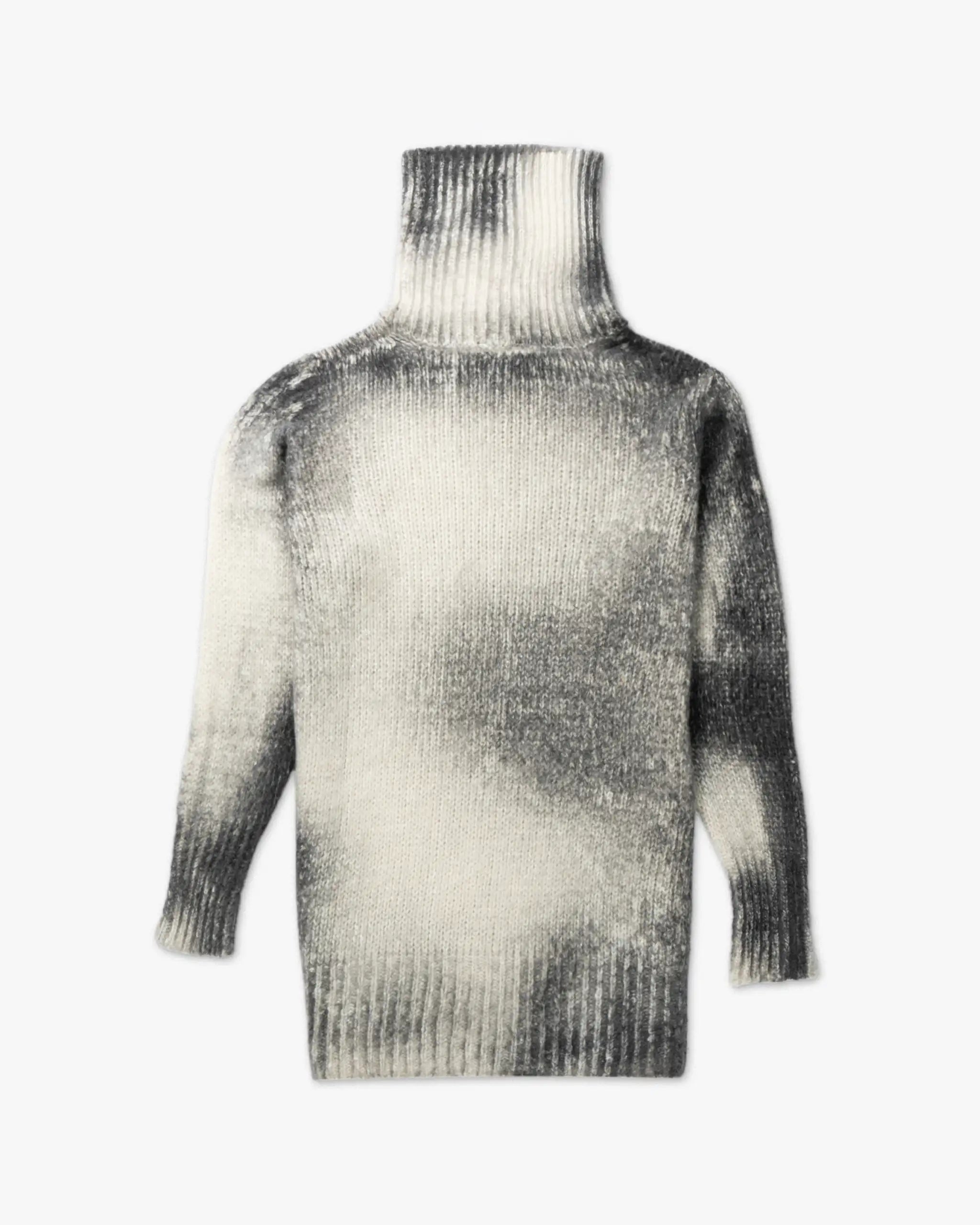 Handbemalter Pullover mit Marmor-Print von Avant Toi