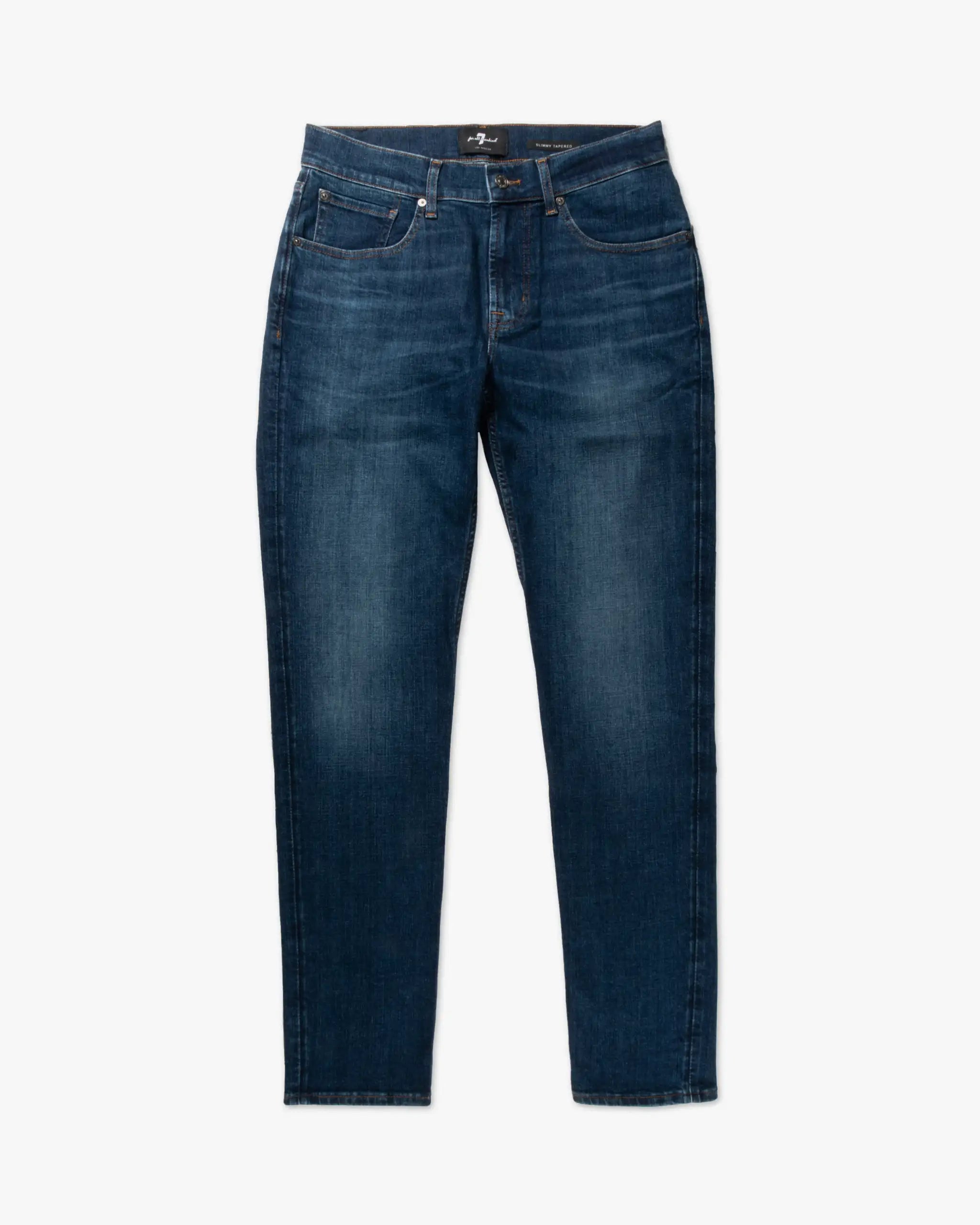 Slimmy Tapered Denim Jeans von 7 For All Mankind