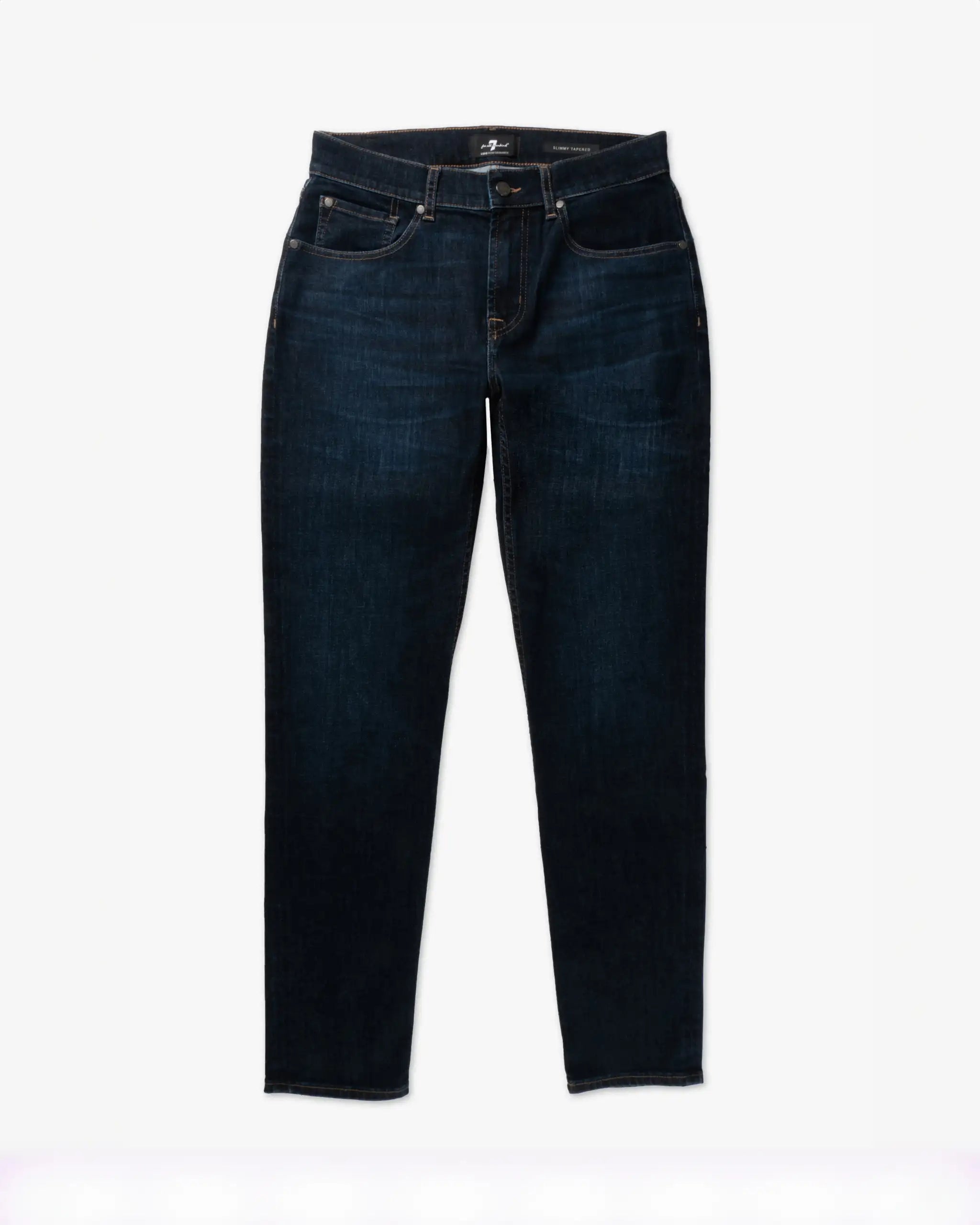 Slimmy Tapered Denim Jeans von 7 For All Mankind