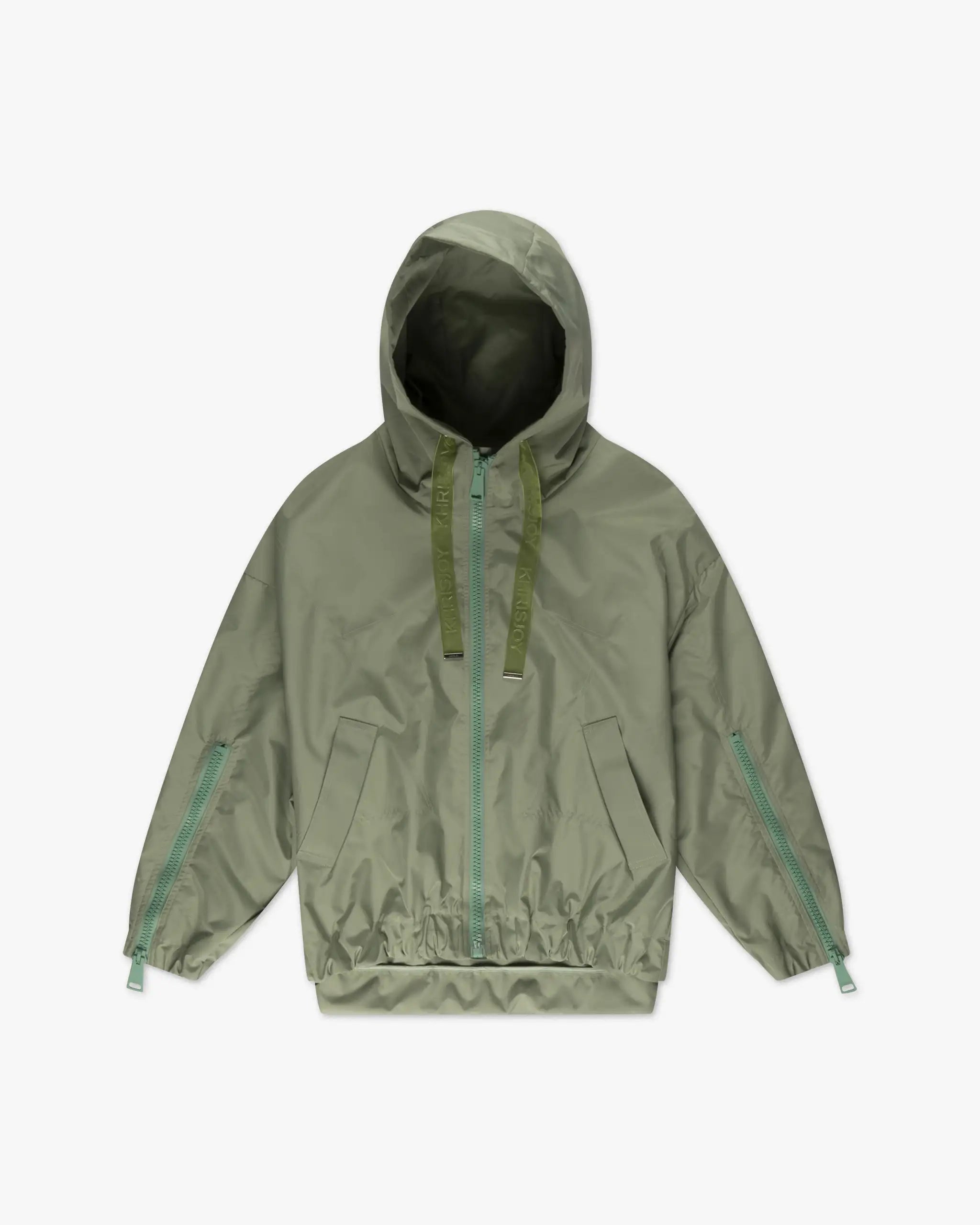 Laurel green windbreaker by Khrisjoy