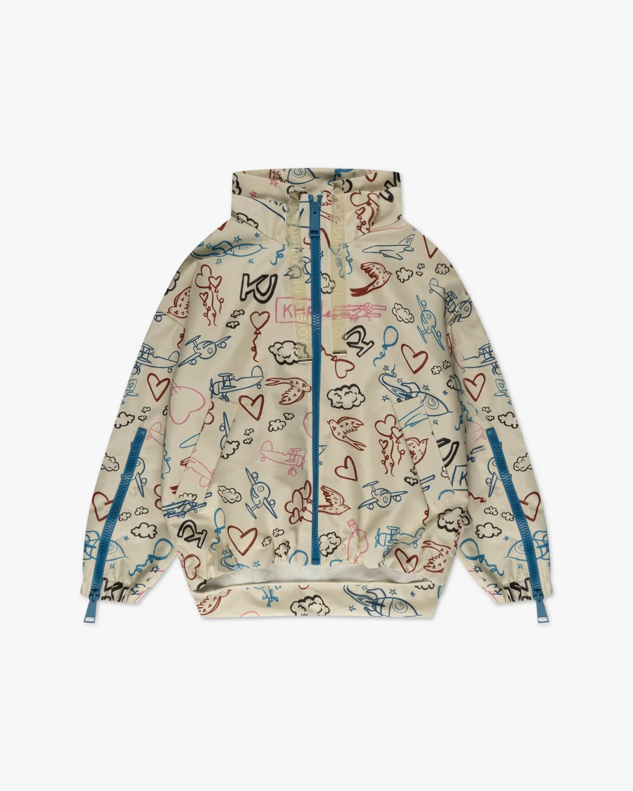 Butter-colored Khris Windbreaker Graffiti by Khrisjoy 