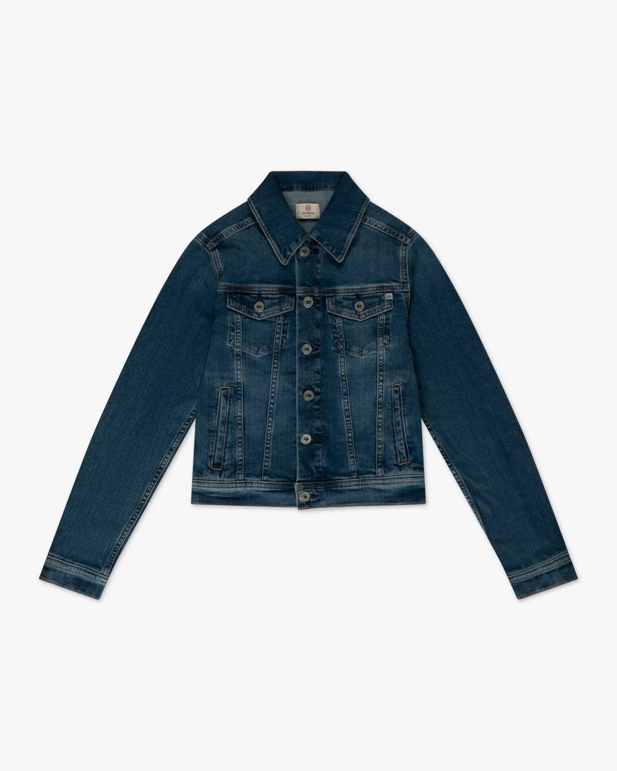 Stonewash-Denimfarbene Robyn Denim Jacke von AG Denim