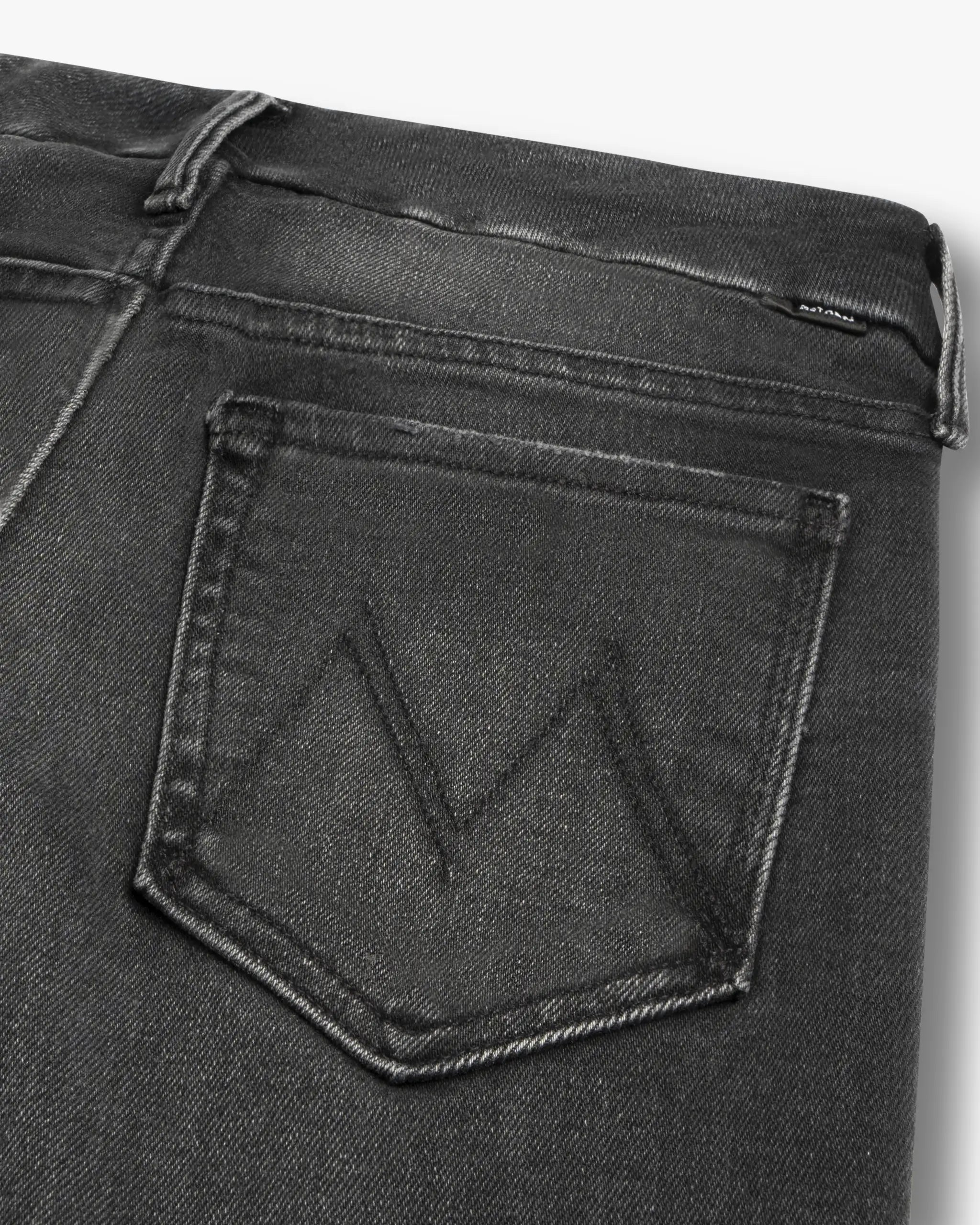 Grauer Denim The Looker von Mother