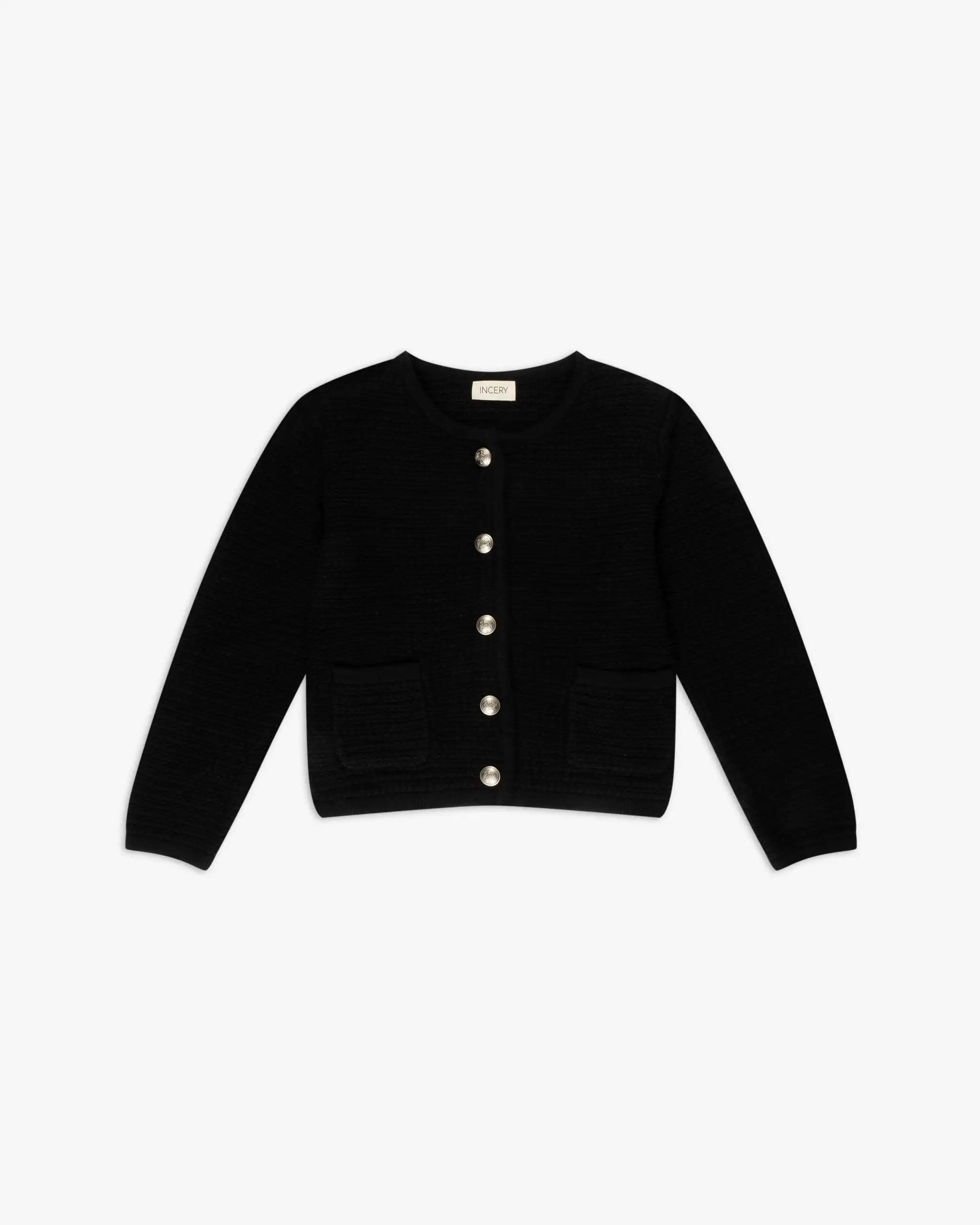 Schwarzer Mini Chanel Jacke von Incery