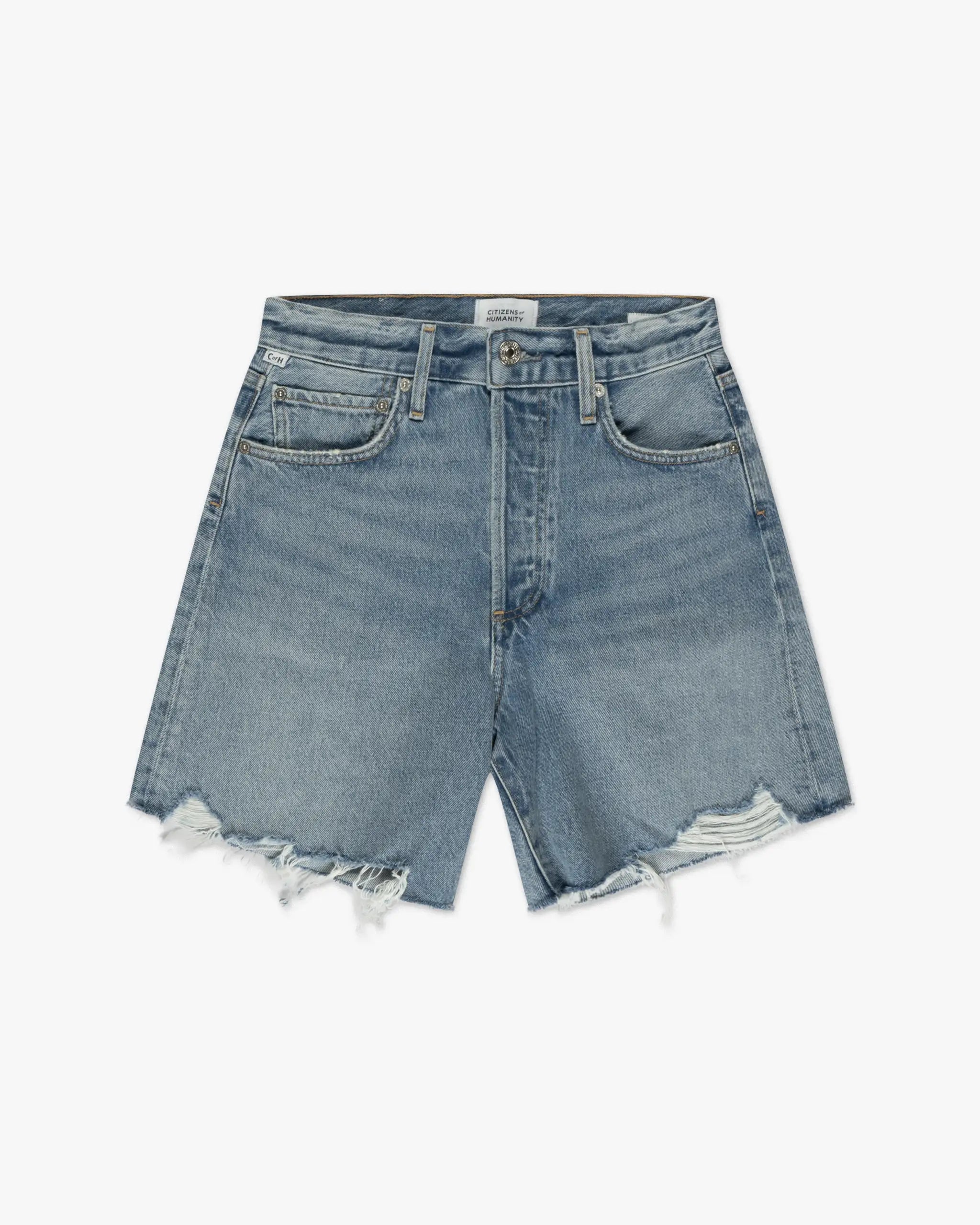 Valenciablaue Marlow Lange Shorts von Citizens of Humanity