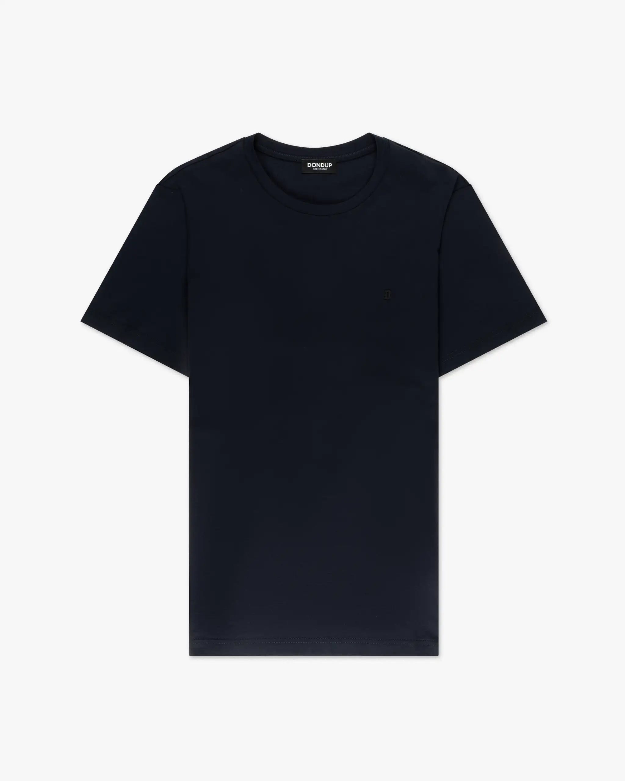 Marineblaues T Shirt mit Logo von Dondup