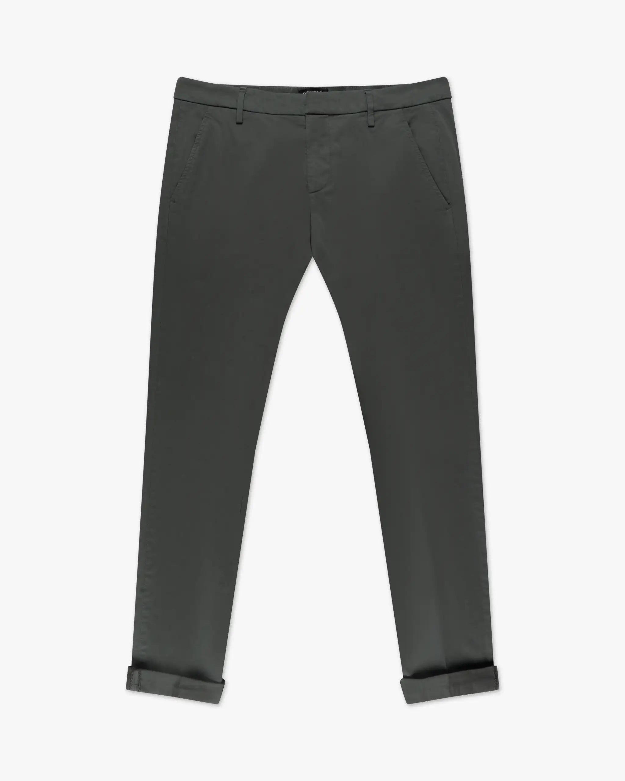 Grauer Gaubert Satin Raso Stretch Chino von Dondup