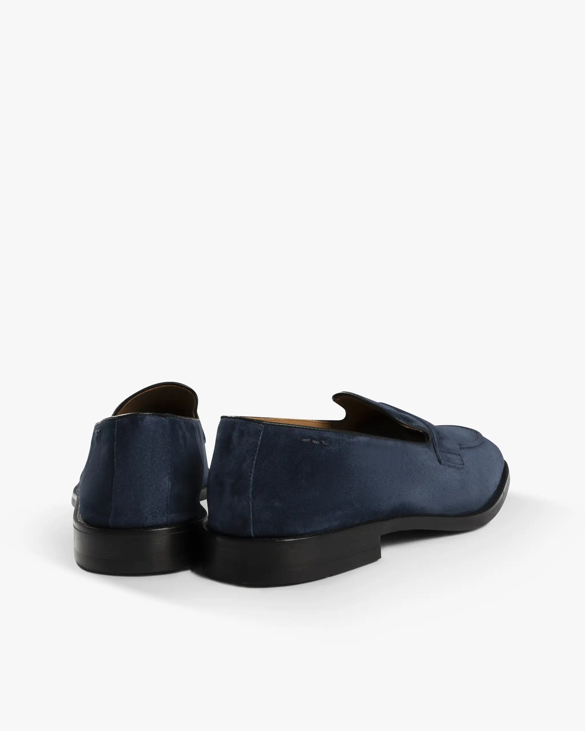 Blauer Weicher Veloursleder Saccetto Slipper von Alexander Hotto