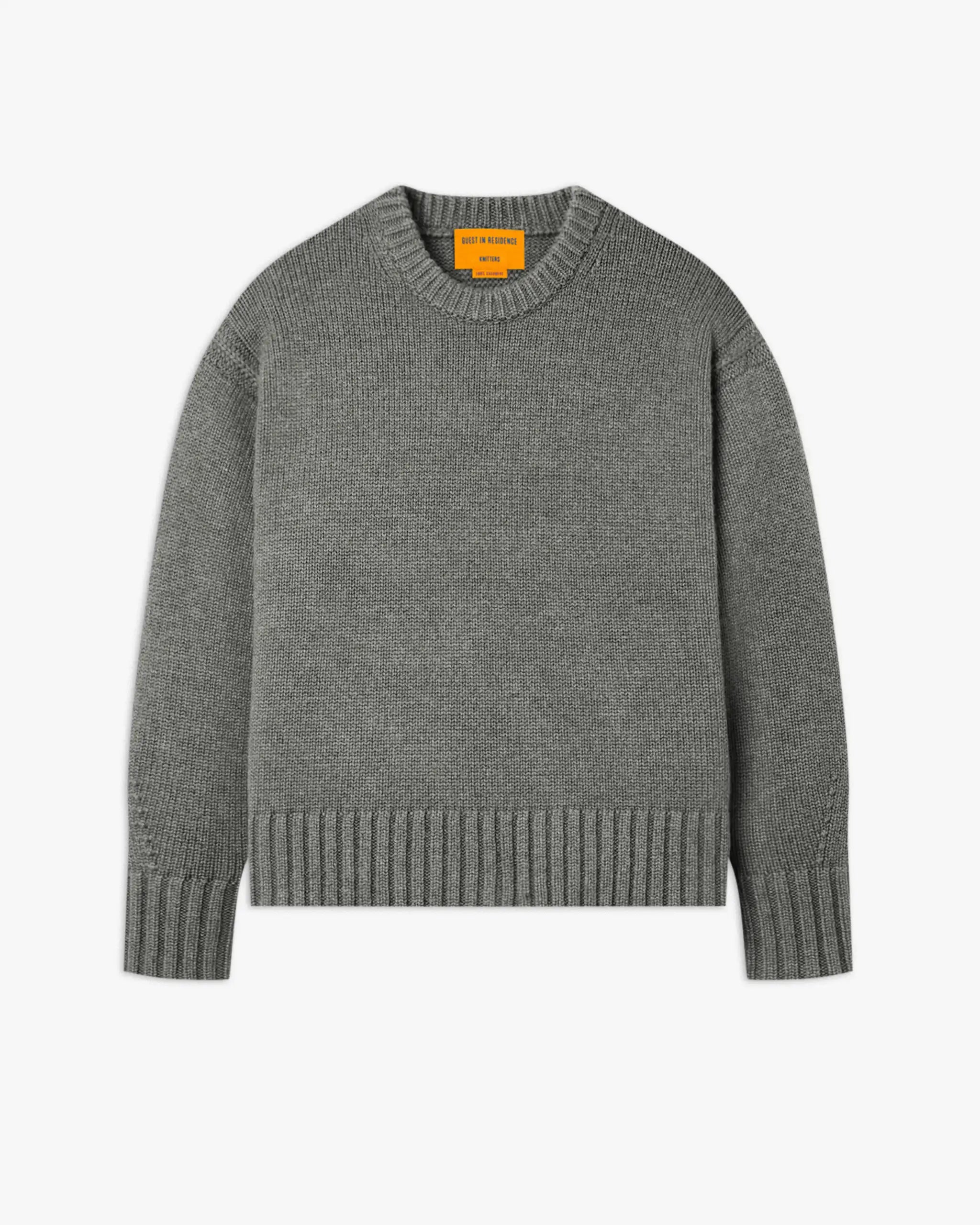 Meliertes Graues All Day Pullover aus Kaschmir von Guest in Residence