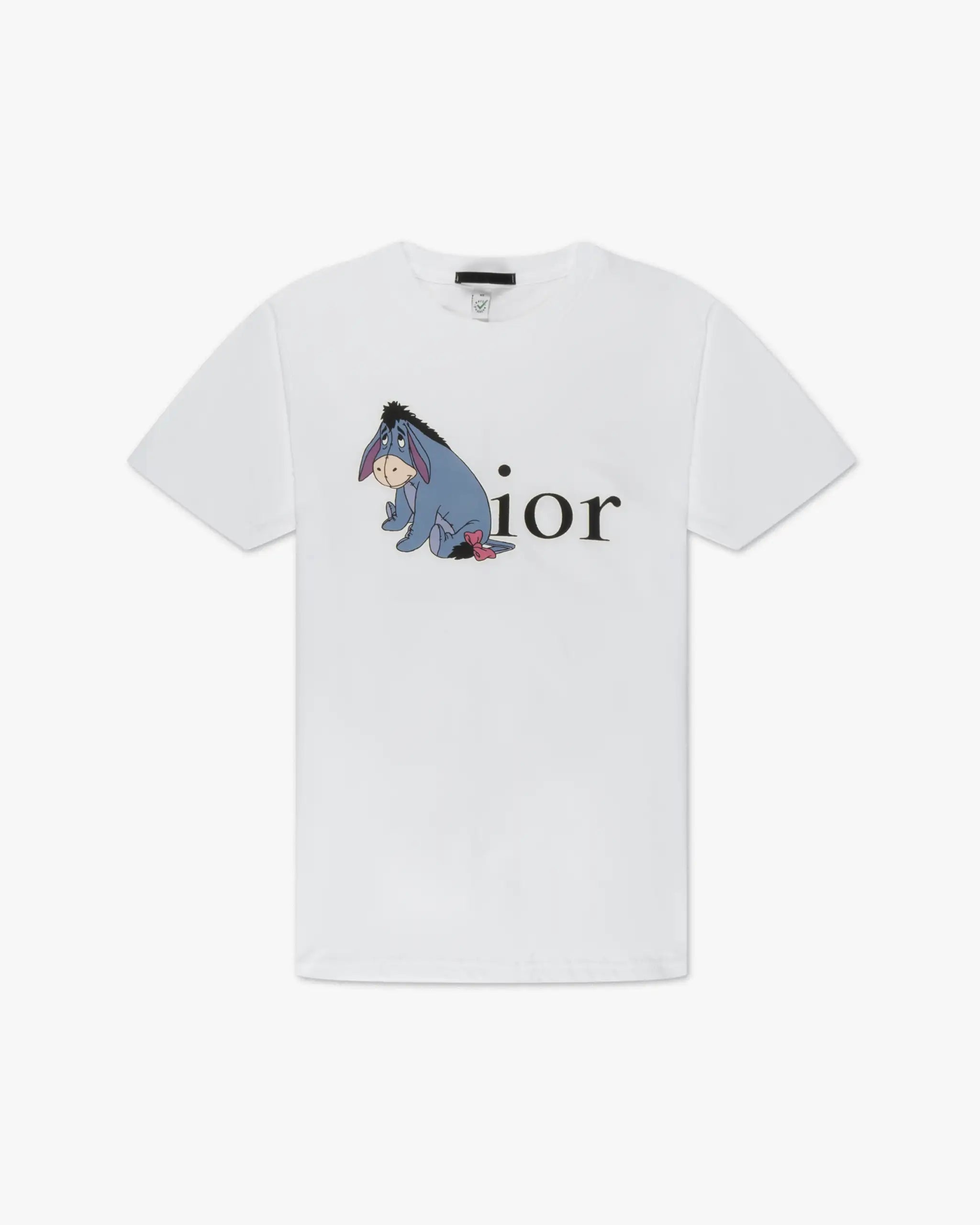 White fitted T-shirt by Simeon Farrar 