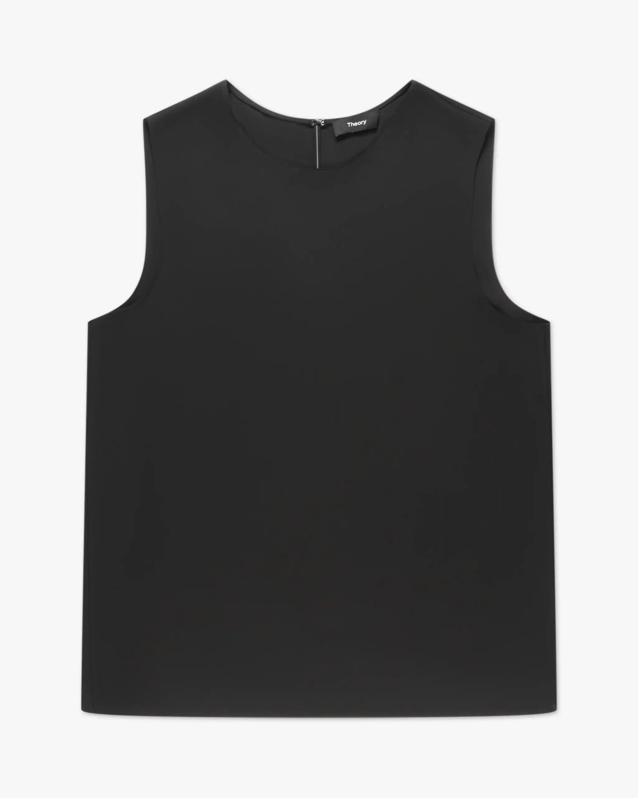 Schwarzes gerade geschnittenes Tanktop von Theory