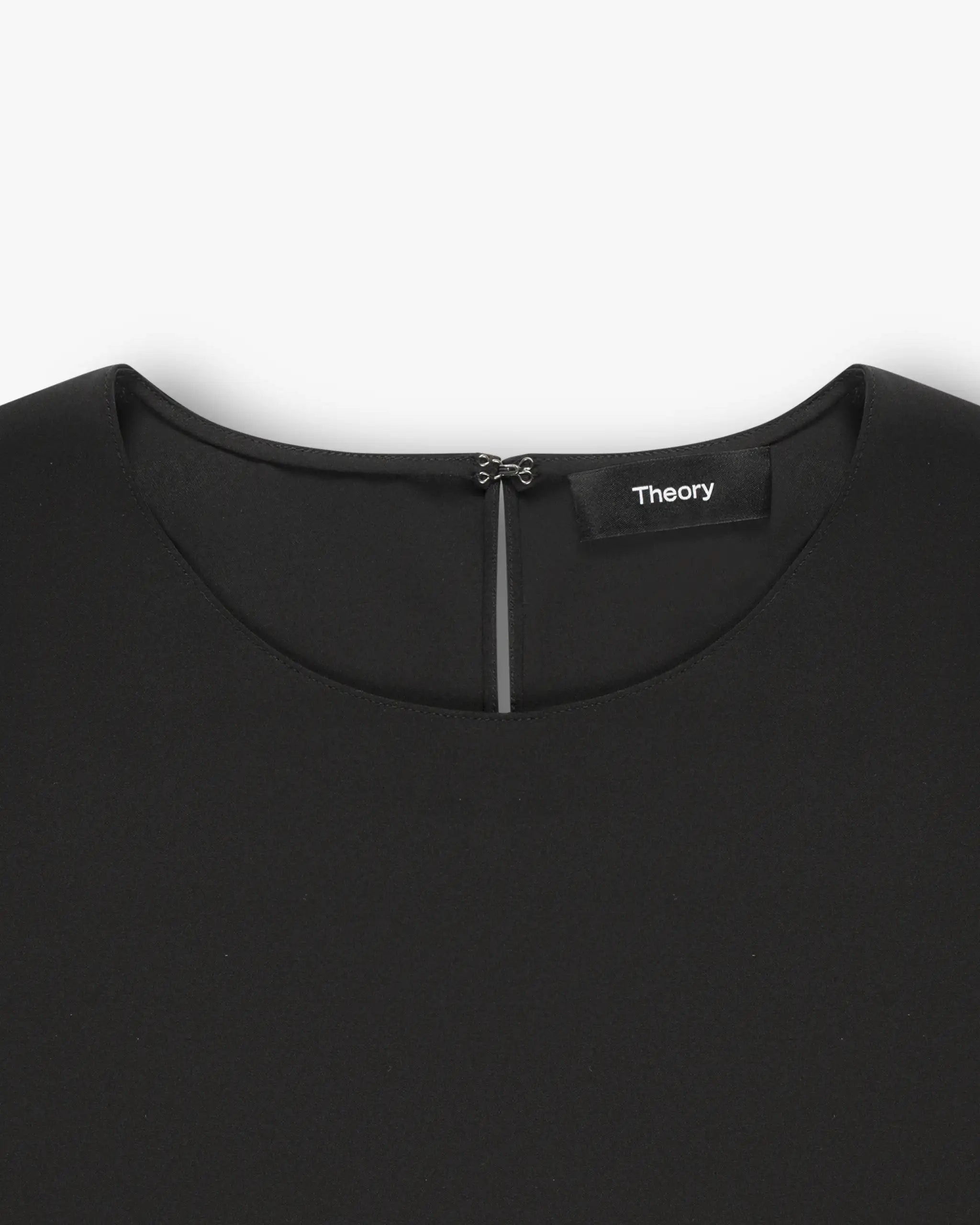 Schwarzes gerade geschnittenes Tanktop von Theory