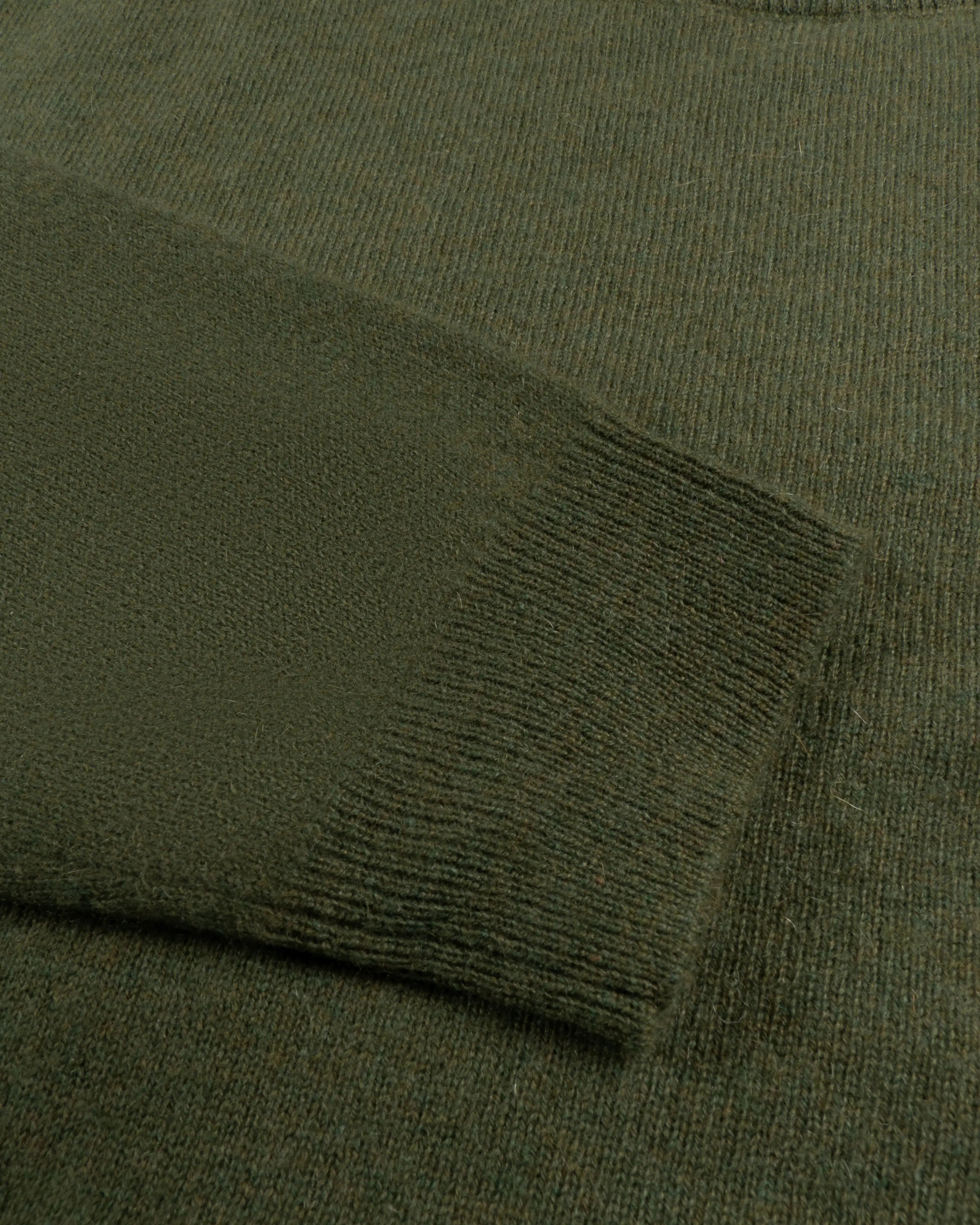 Khaki Mapoupette Pullover mit Rundhalsausschnitt von Les Tricots De Lea