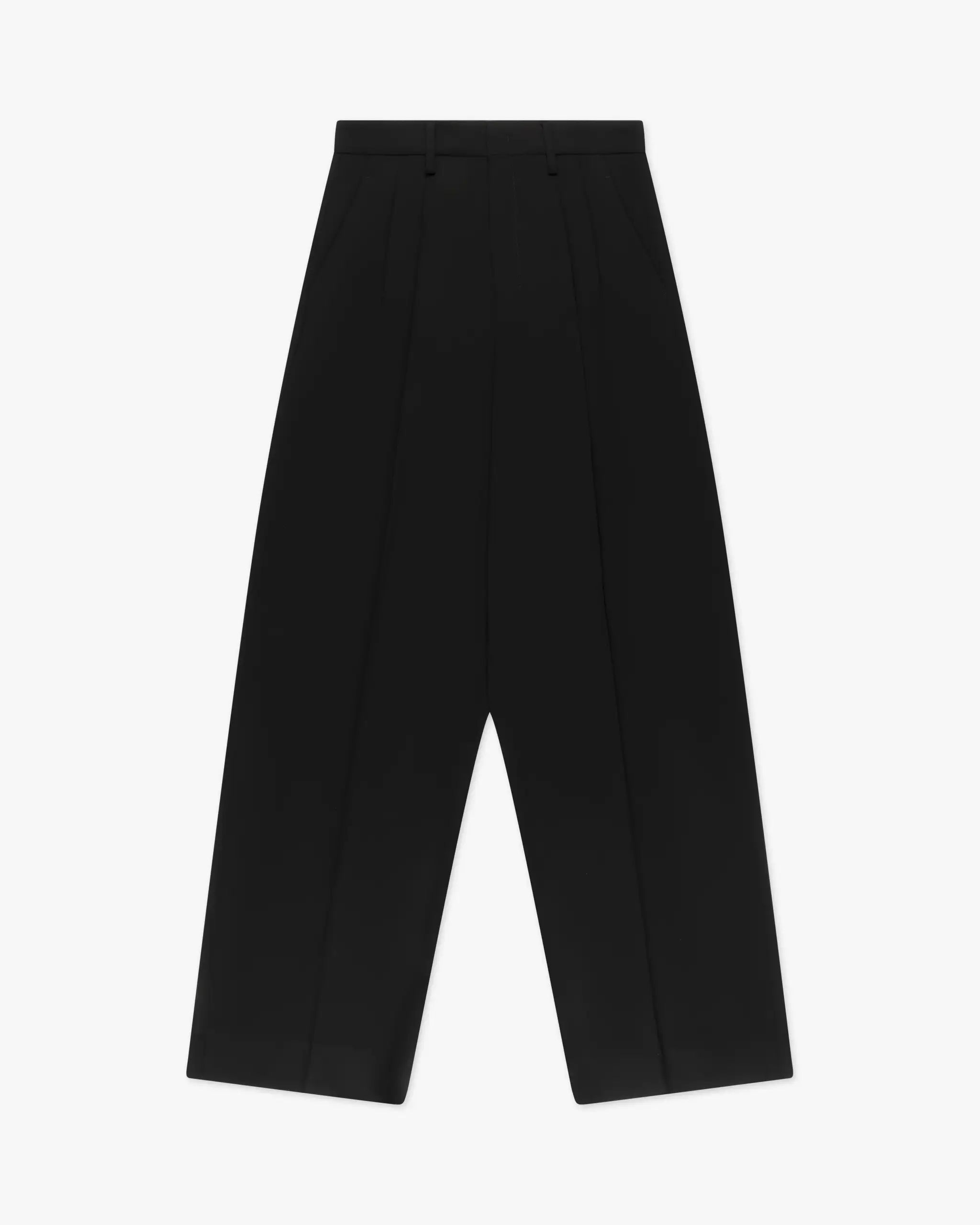 Schwarze Lange Hose mit weitem Bein von Rossi