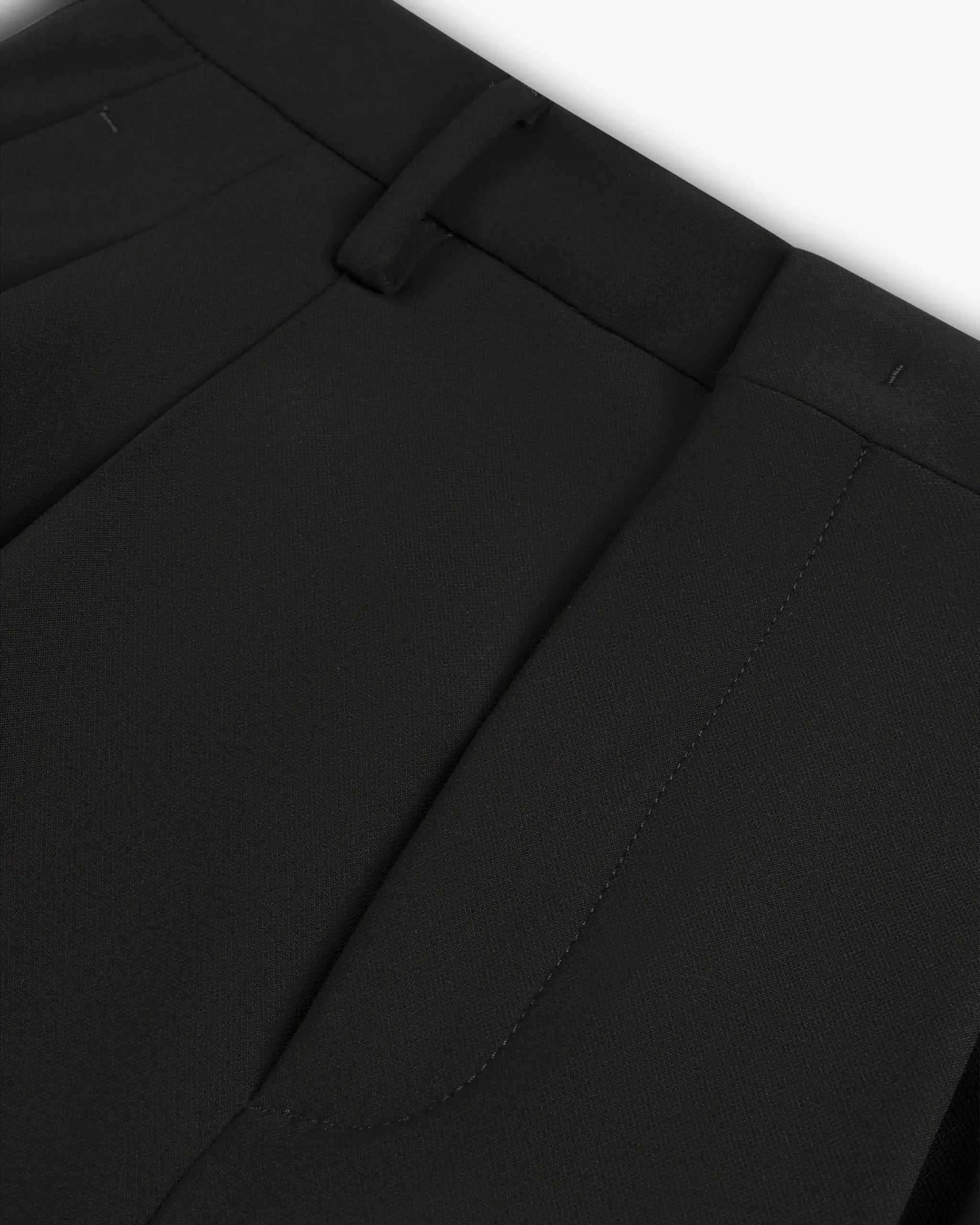 Schwarze Lange Hose mit weitem Bein von Rossi