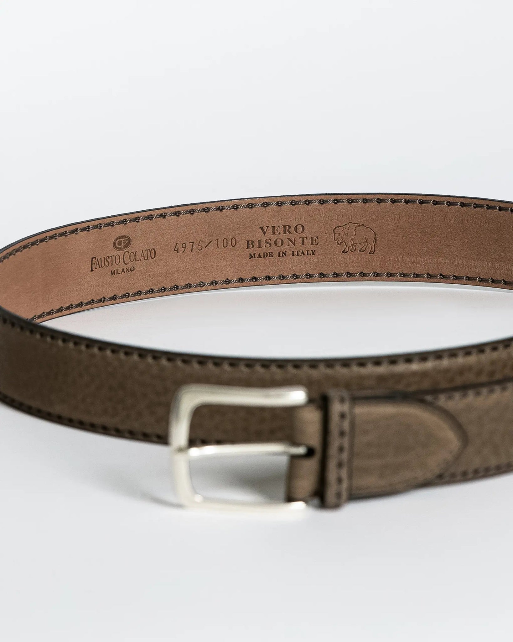 4cm Gürtel aus Bisonleder von Fausto Colato - Belts FAUSTO COLATO