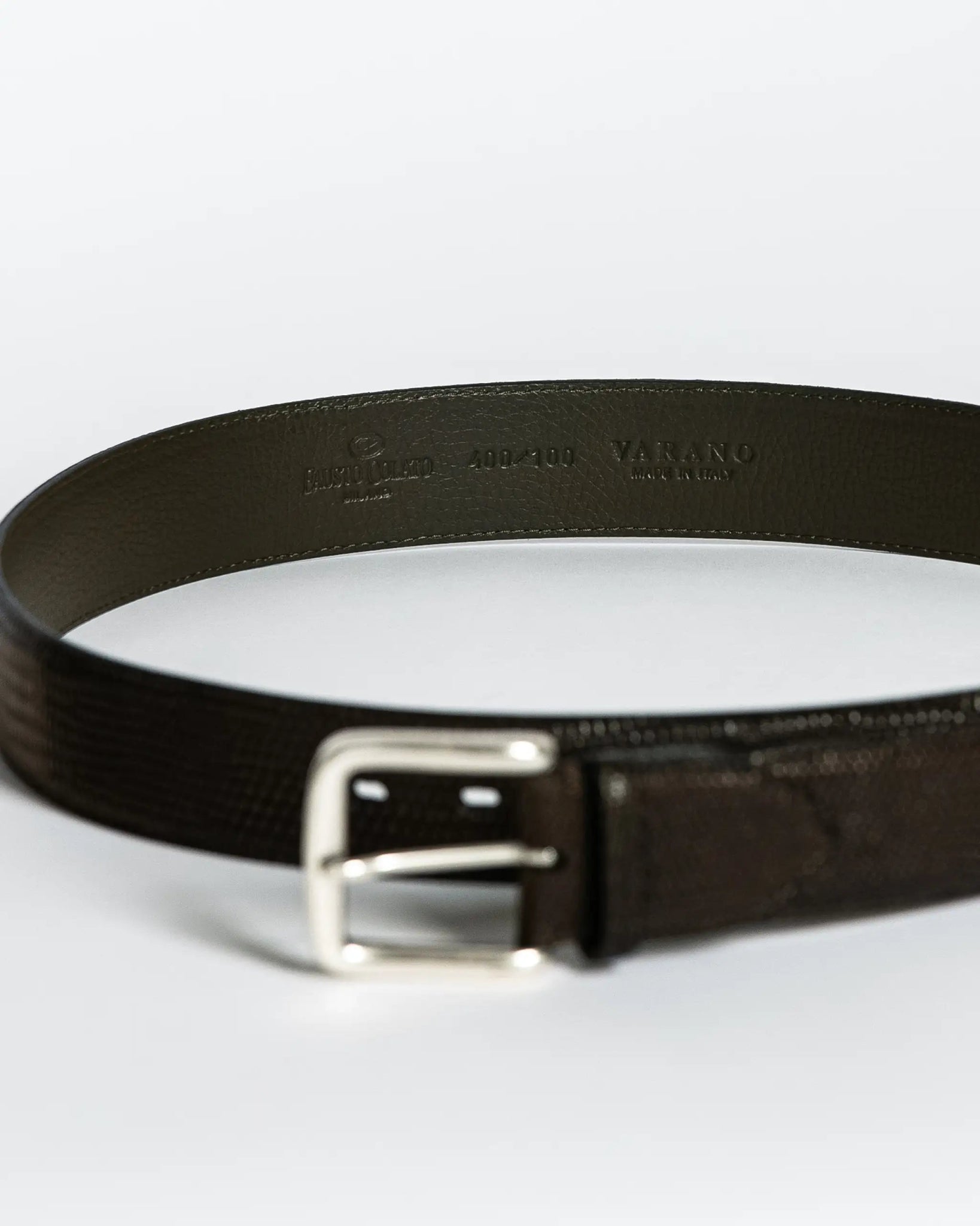 4cm Gürtel aus weichem Waranleder - Belts FAUSTO COLATO