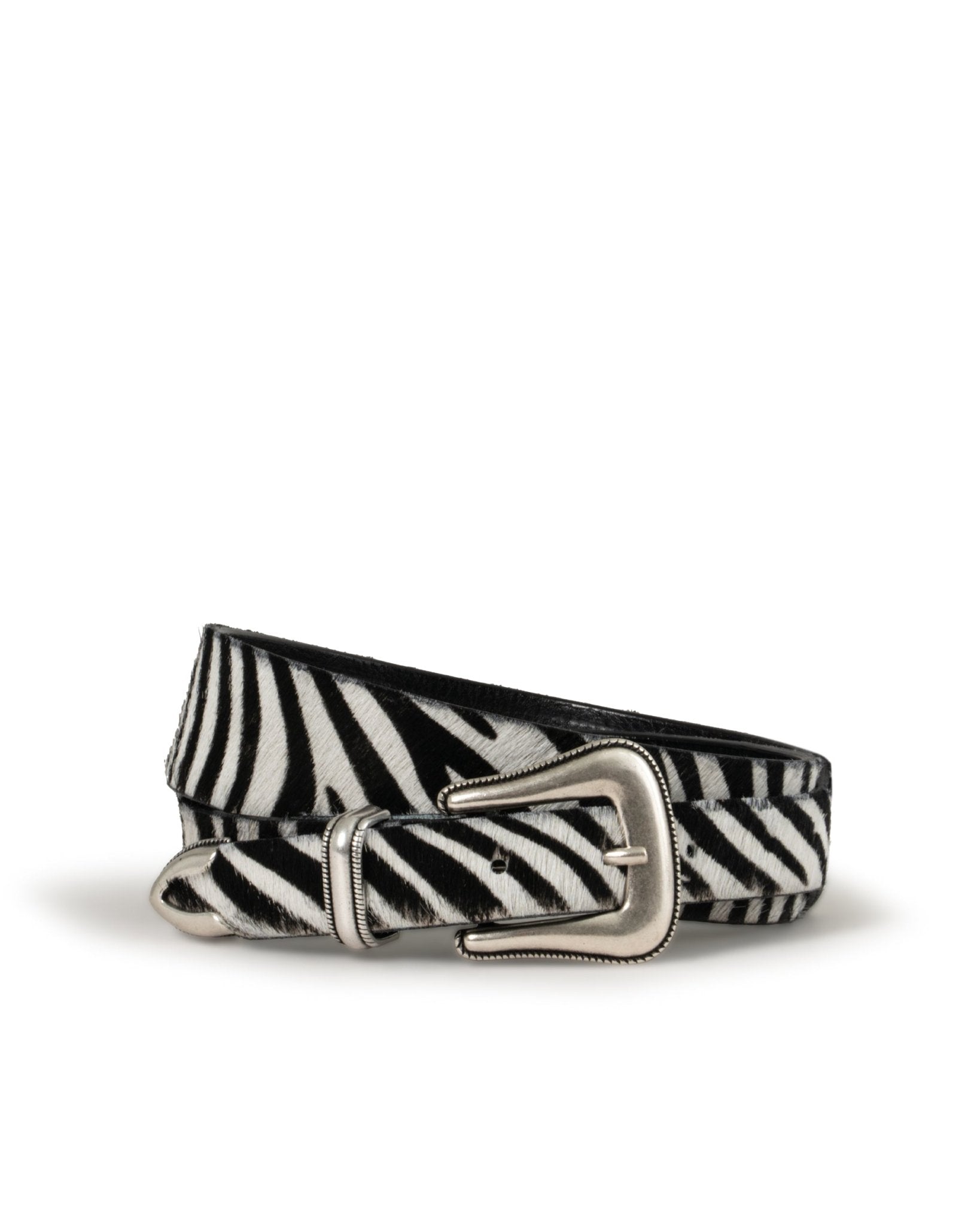 ALBERTO LUTI | ANIMAL PRINT PONY SKIN BELT - Belts ALBERTOLUTI