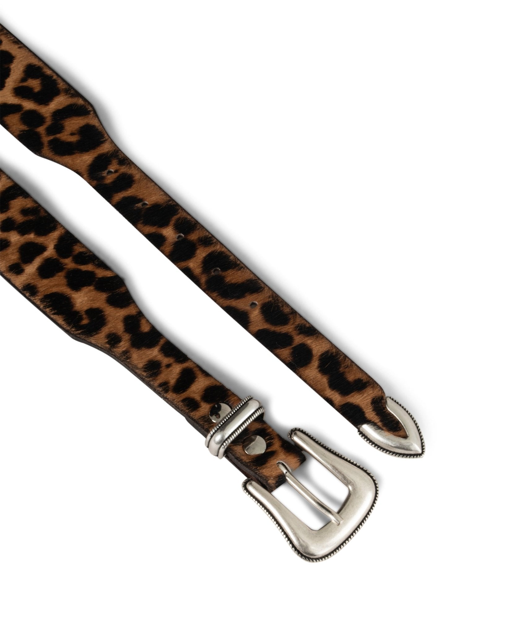 ALBERTO LUTI | ANIMAL PRINT PONY SKIN BELT - Belts ALBERTOLUTI