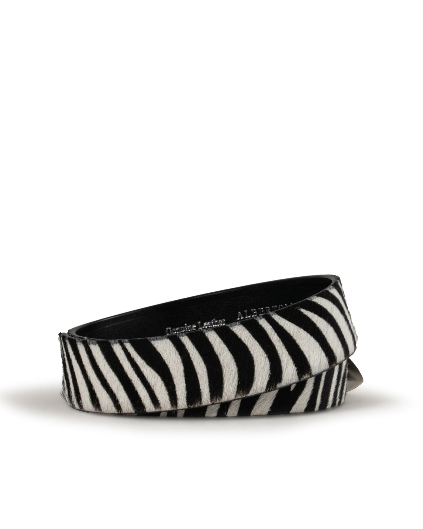 ALBERTO LUTI | ANIMAL PRINT PONY SKIN BELT - Belts ALBERTOLUTI