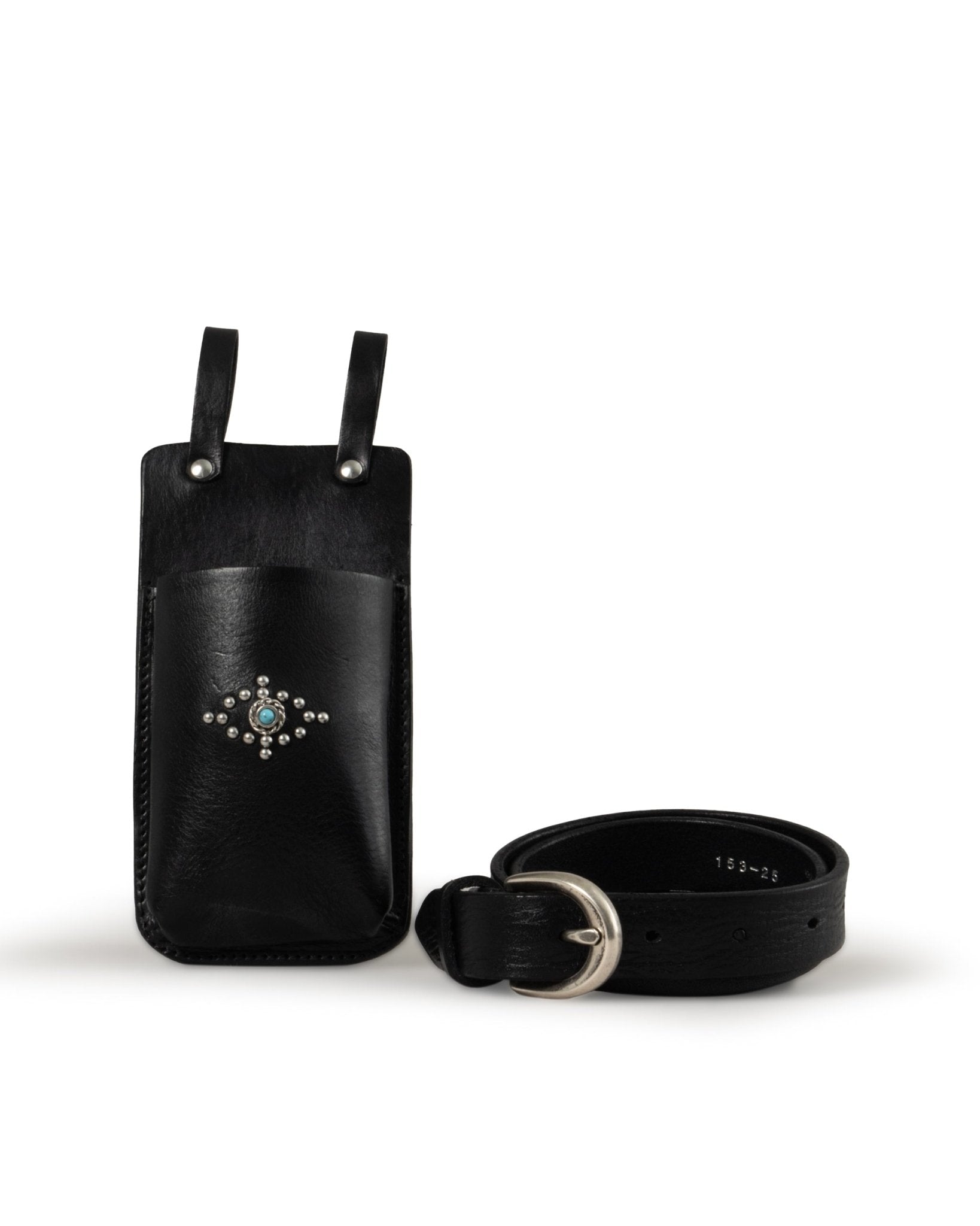 ALBERTO LUTI | NAPPA BELT WITH MOBILE PHONE POCKET - Belts ALBERTOLUTI