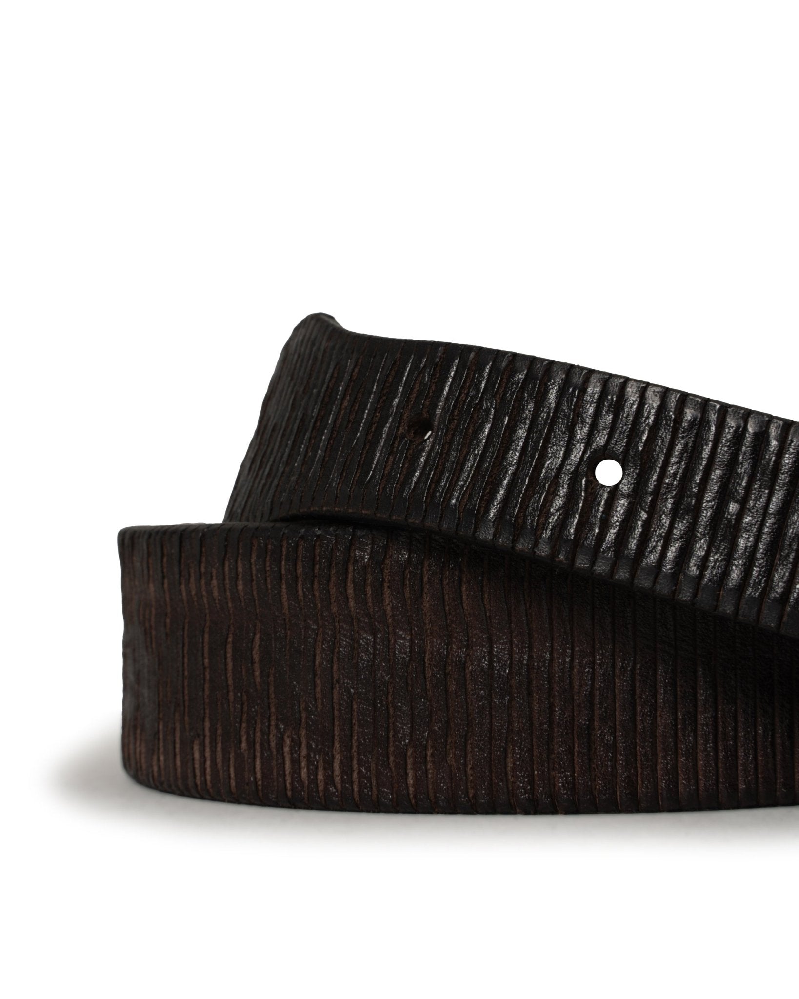 ALBERTO LUTI | SUEDE RIFFLE PRINT BELT - Belts ALBERTOLUTI