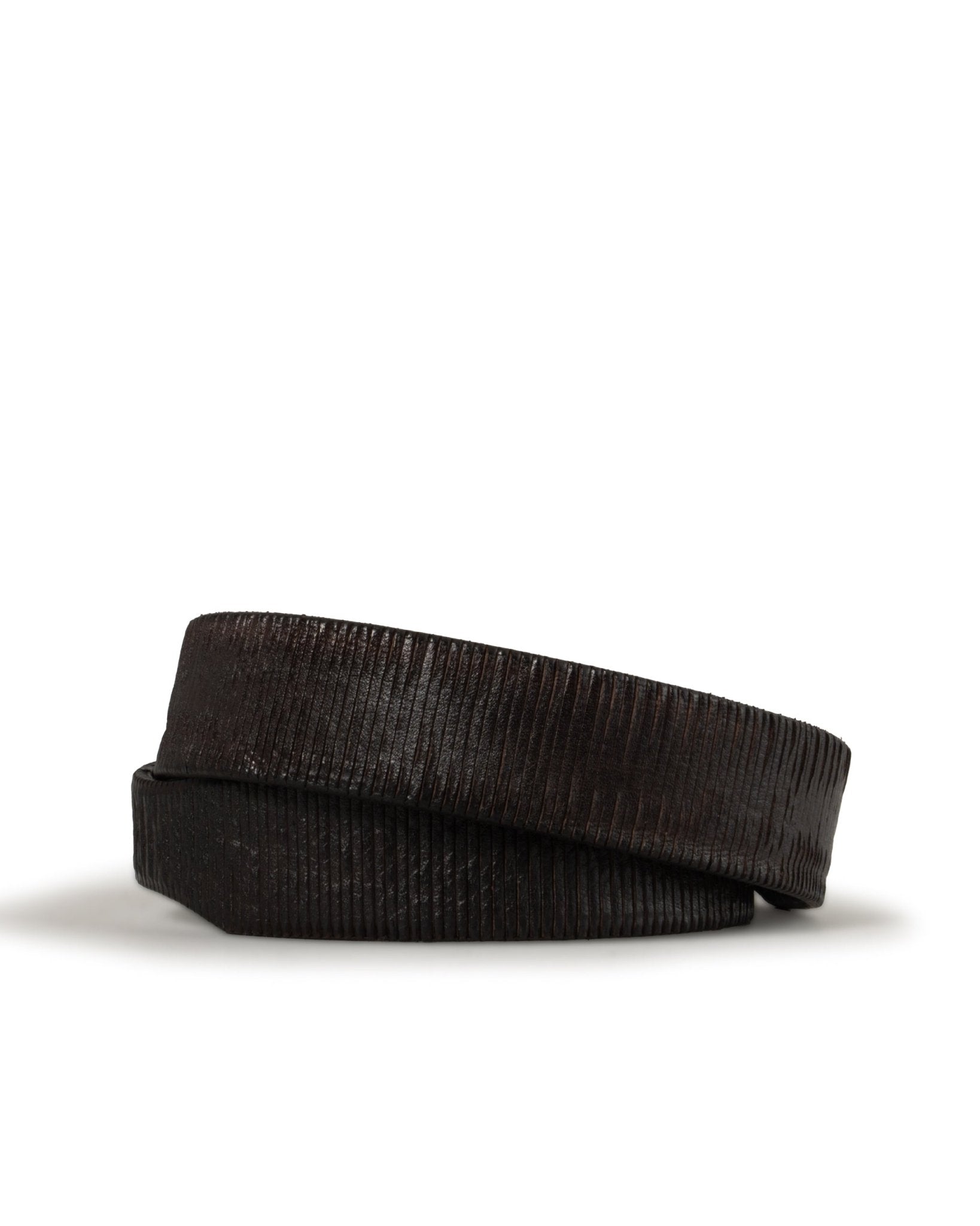 ALBERTO LUTI | SUEDE RIFFLE PRINT BELT - Belts ALBERTOLUTI