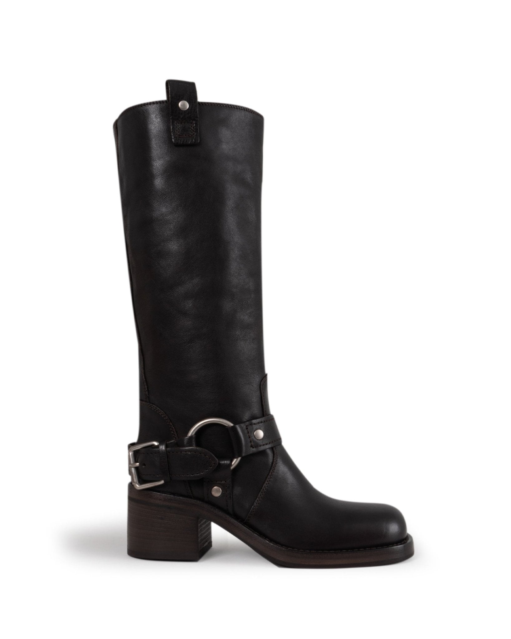 ASH | HIGH LAMB BASS BIKER BOOTS - Shoes ASH