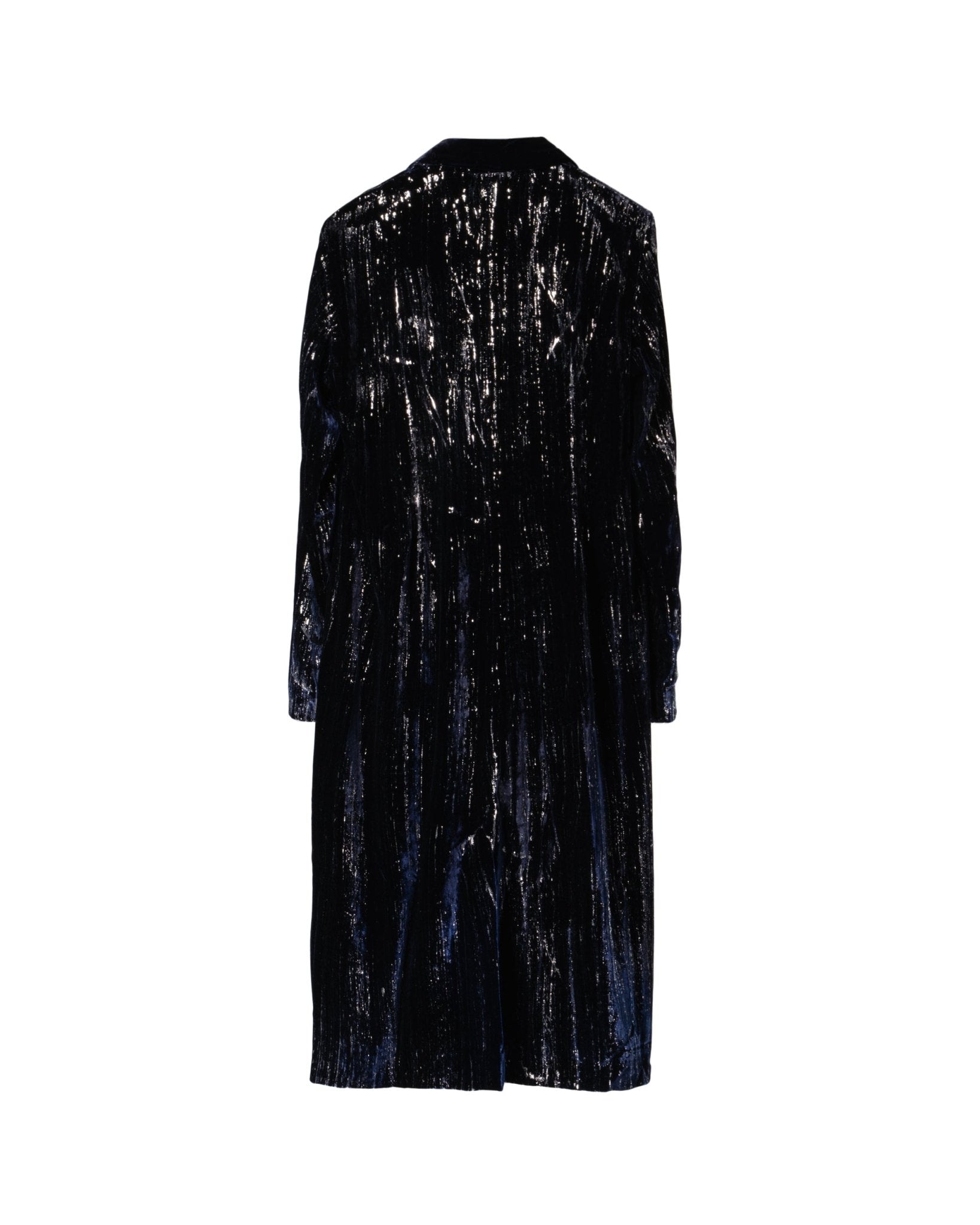 AVANT TOI | STRETCH VELVET LONG COAT WIT LAMINATION - Coats & Jackets AVANT TOI