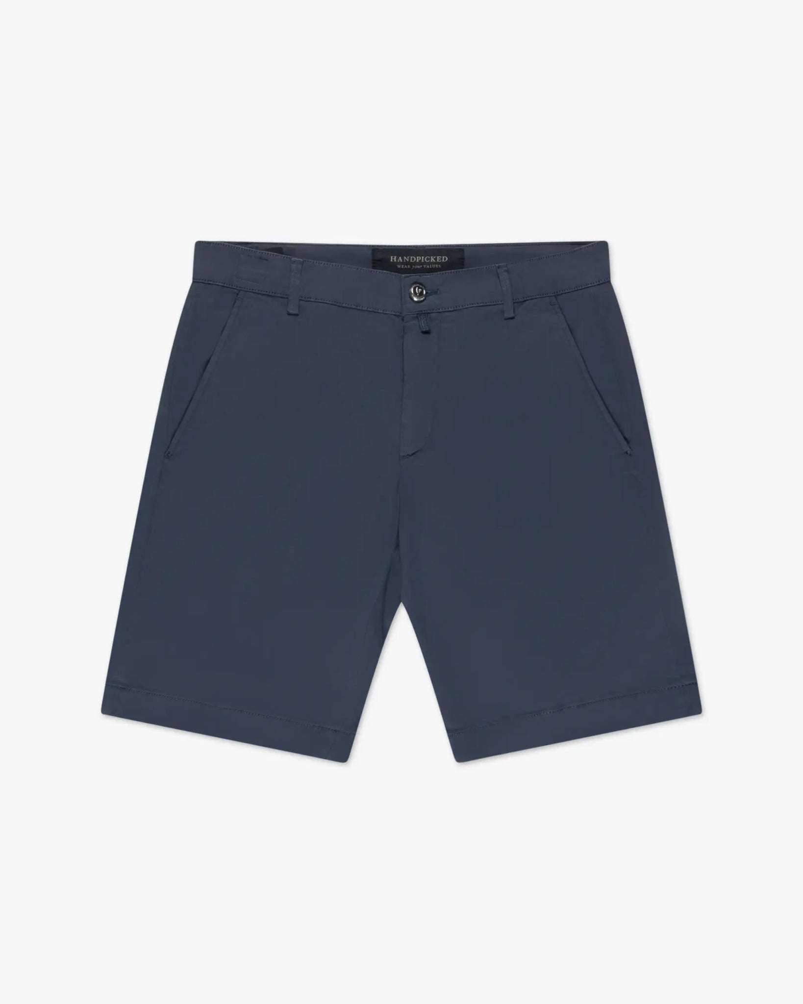 Blaue Baumwoll Stretch Gabardine Chino von Handpicked - Shorts HANDPICKED