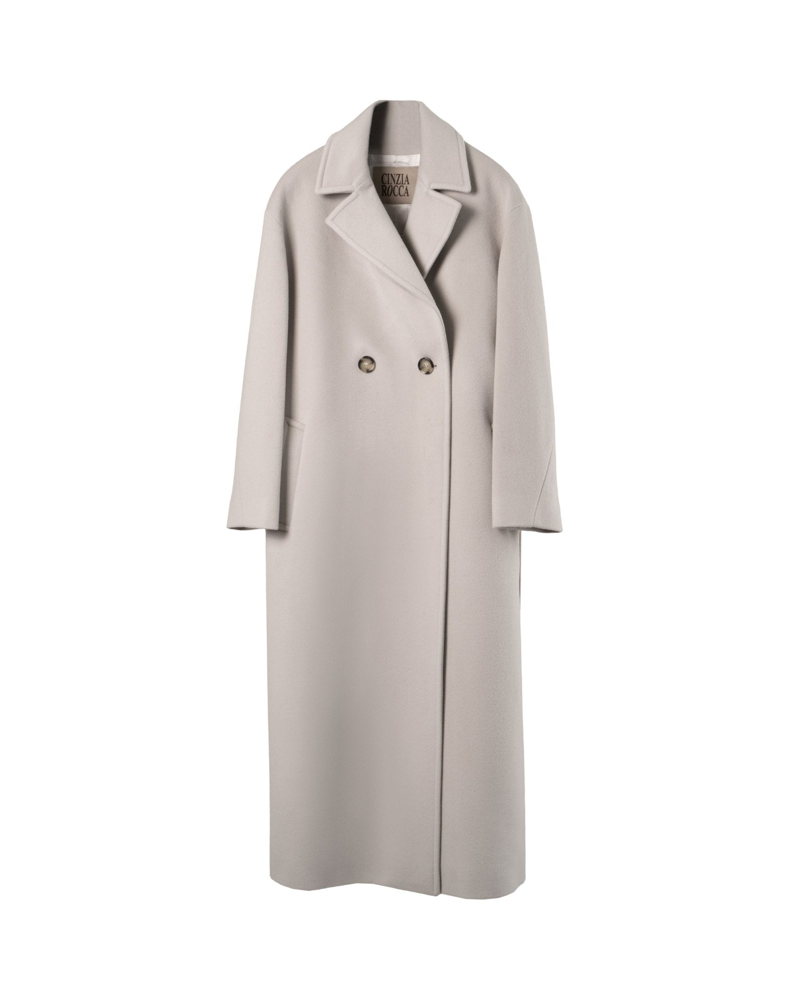 CINZIA ROCCA | 125CM BELTED BIELLA - WOOL COAT - Coats & Jackets CINZIA ROCCIA