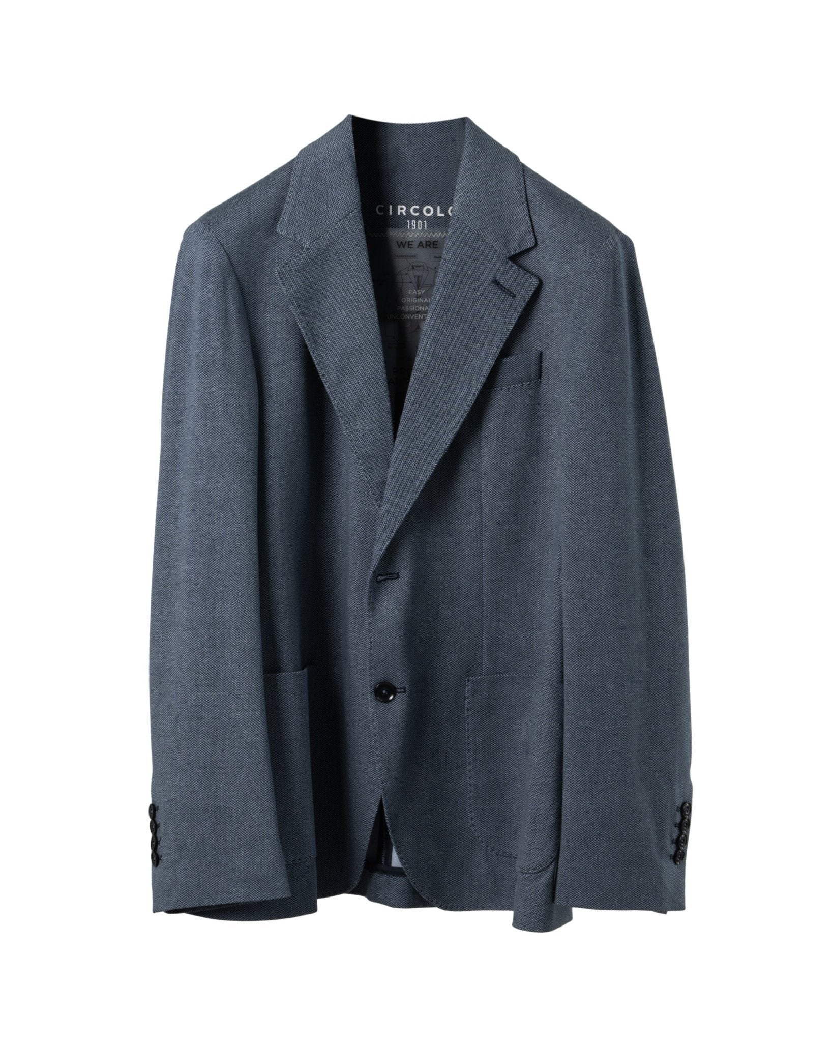 CIRCOLO 1901 | PRINTED FISTAIL JERSEY BLAZER - Blazers CIRCOLO 1901