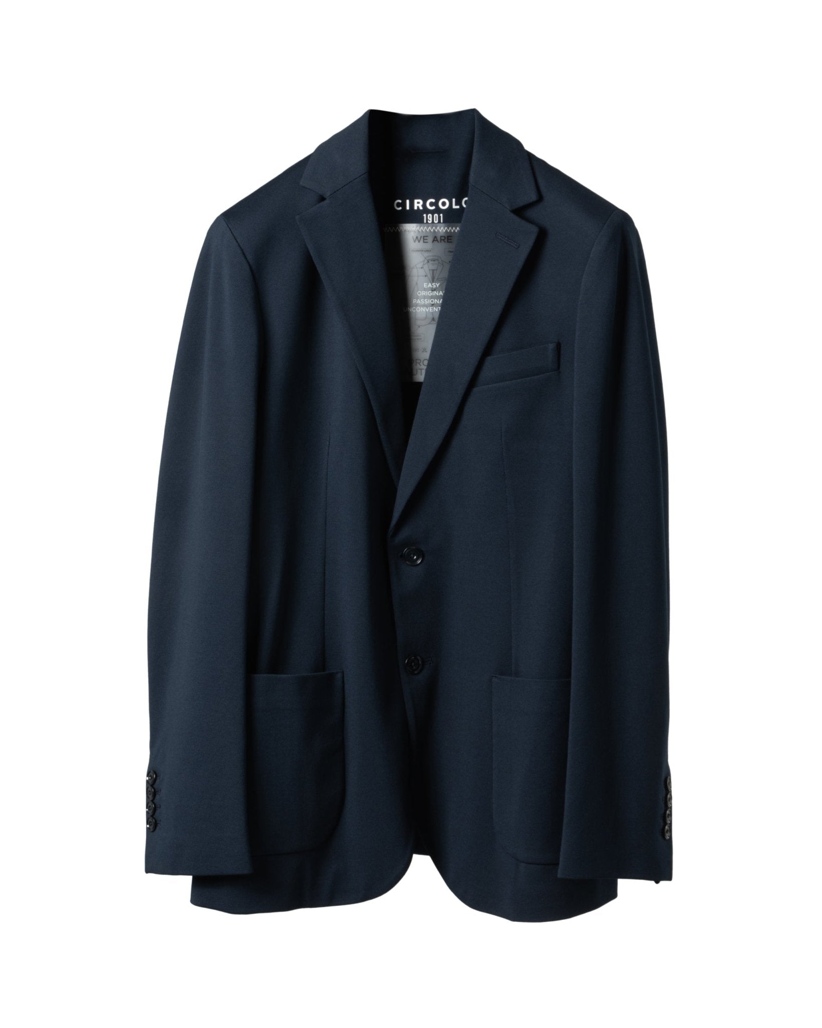 CIRCOLO 1901 | SCOTISCH YARN PIQUE TRAVEL STRETCH BLAZER - Blazers CIRCOLO 1901