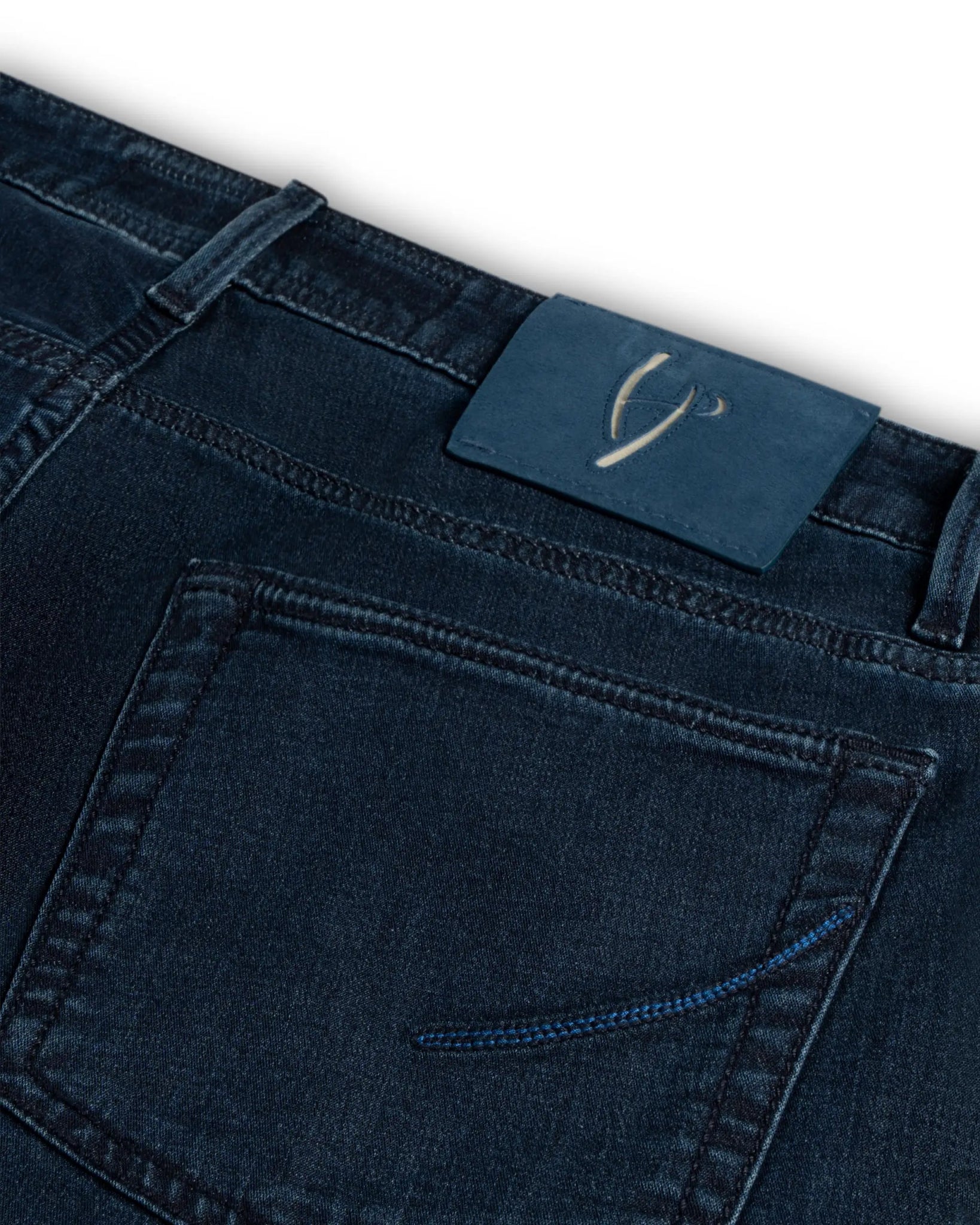 Dunkelblaue 5 Pocket Denim Hose von Handpicked - Denim HANDPICKED