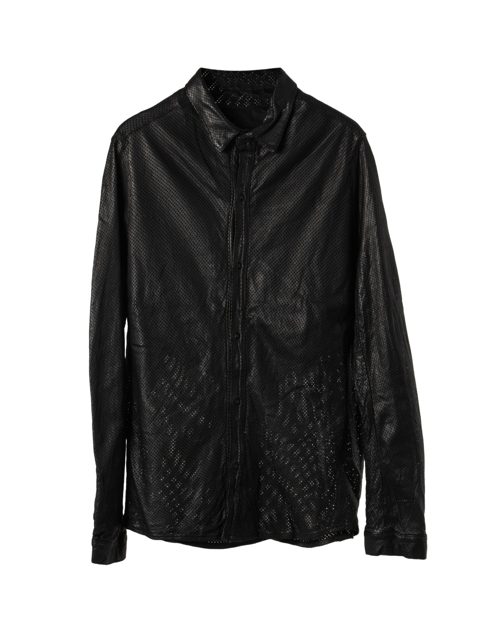 GIORGIO BRATO | PERFO LEATHER SHIRT - Coats & Jackets GIORGIO BRATO