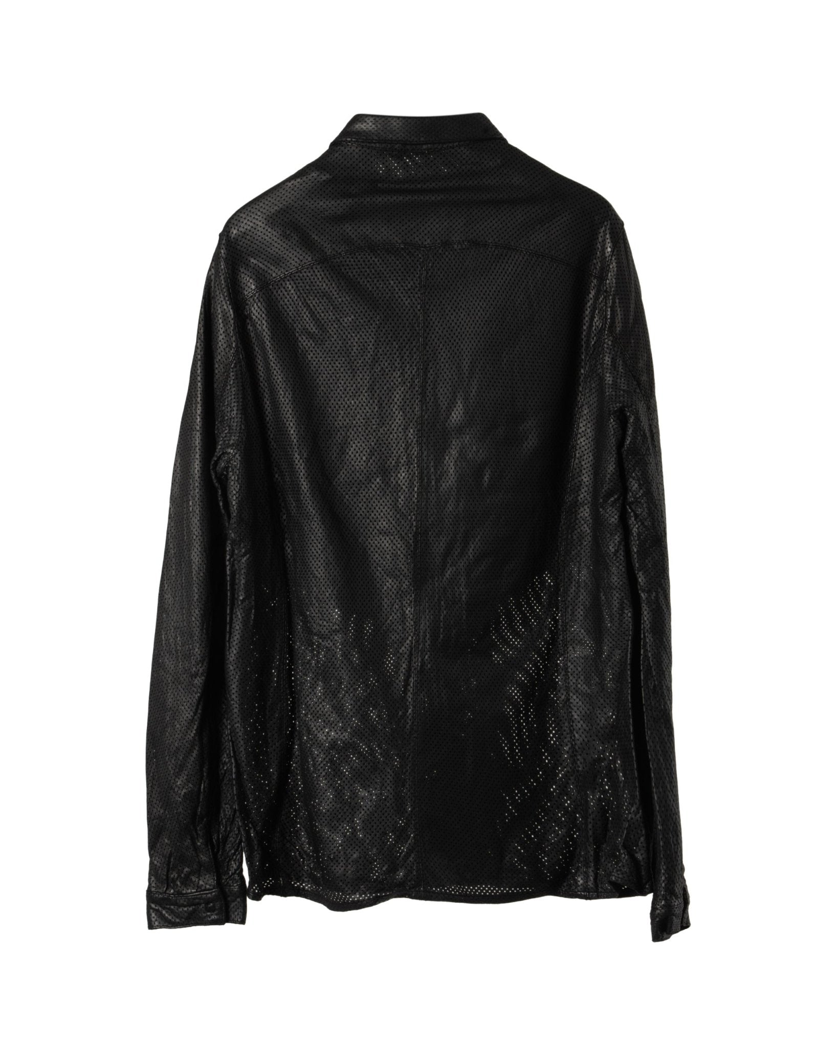 GIORGIO BRATO | PERFO LEATHER SHIRT - Coats & Jackets GIORGIO BRATO