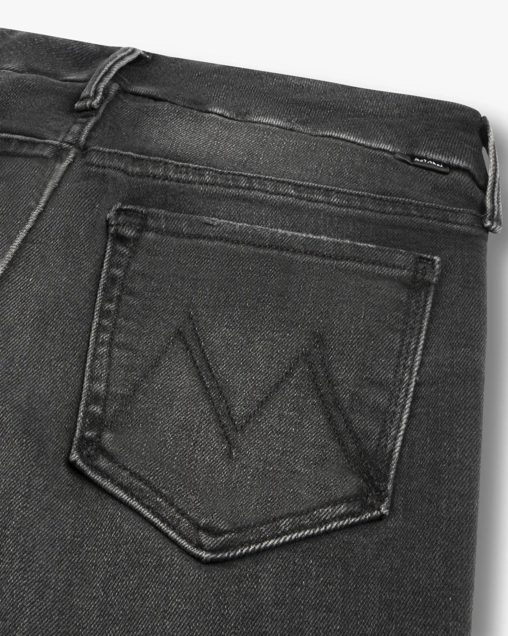 Grauer Denim The Looker von Mother - Denim MOTHER