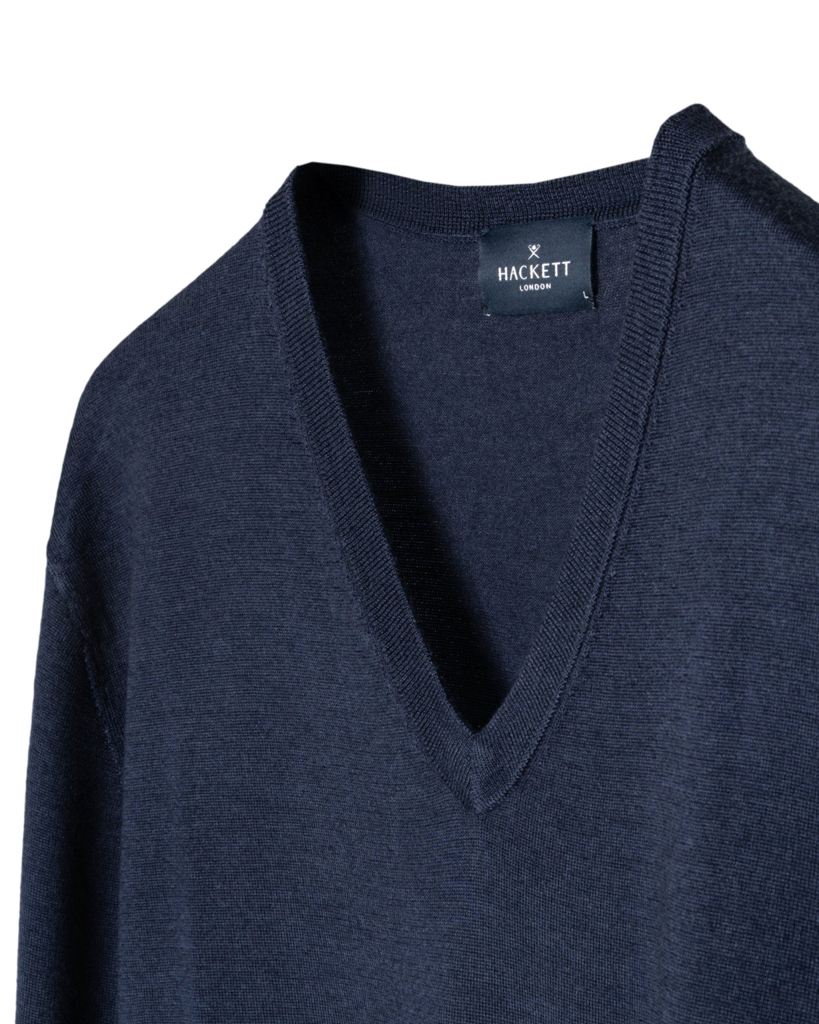 HACKETT LONDON | MERINO - SILK V - NECK - Knitwear Hackett