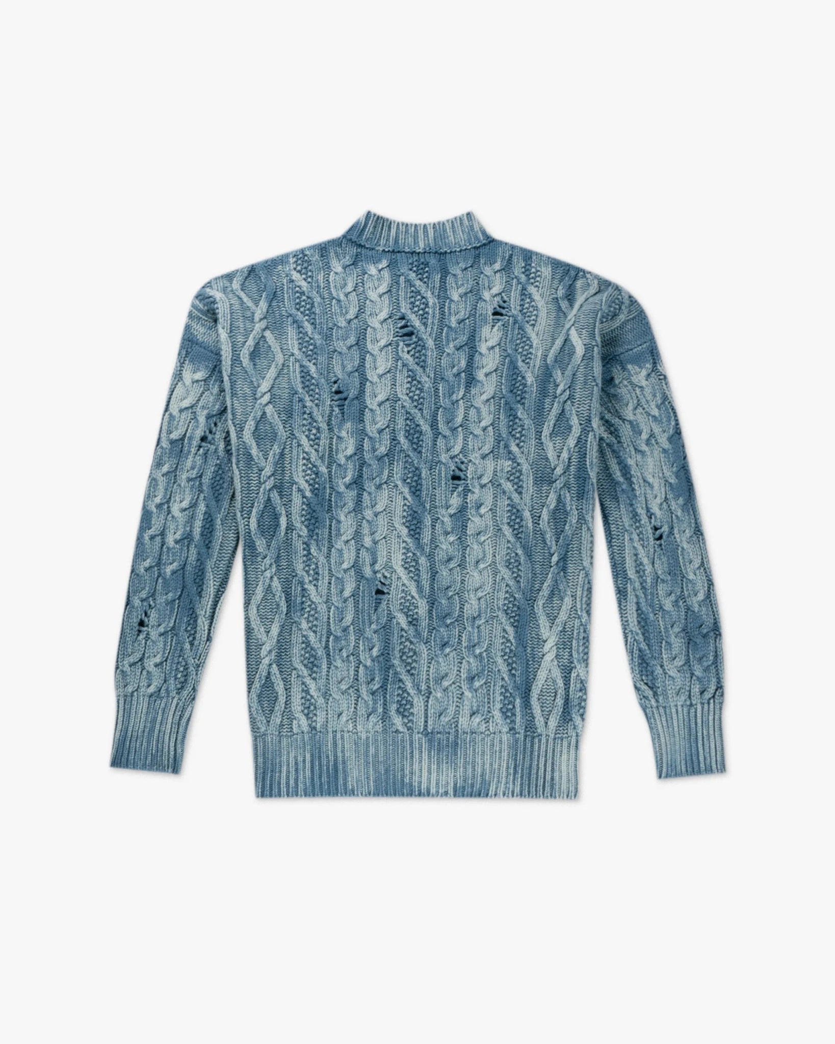 Handgesprühter Fischer - Zopfpullover von Avant Toi - Knitwear AVANT TOI