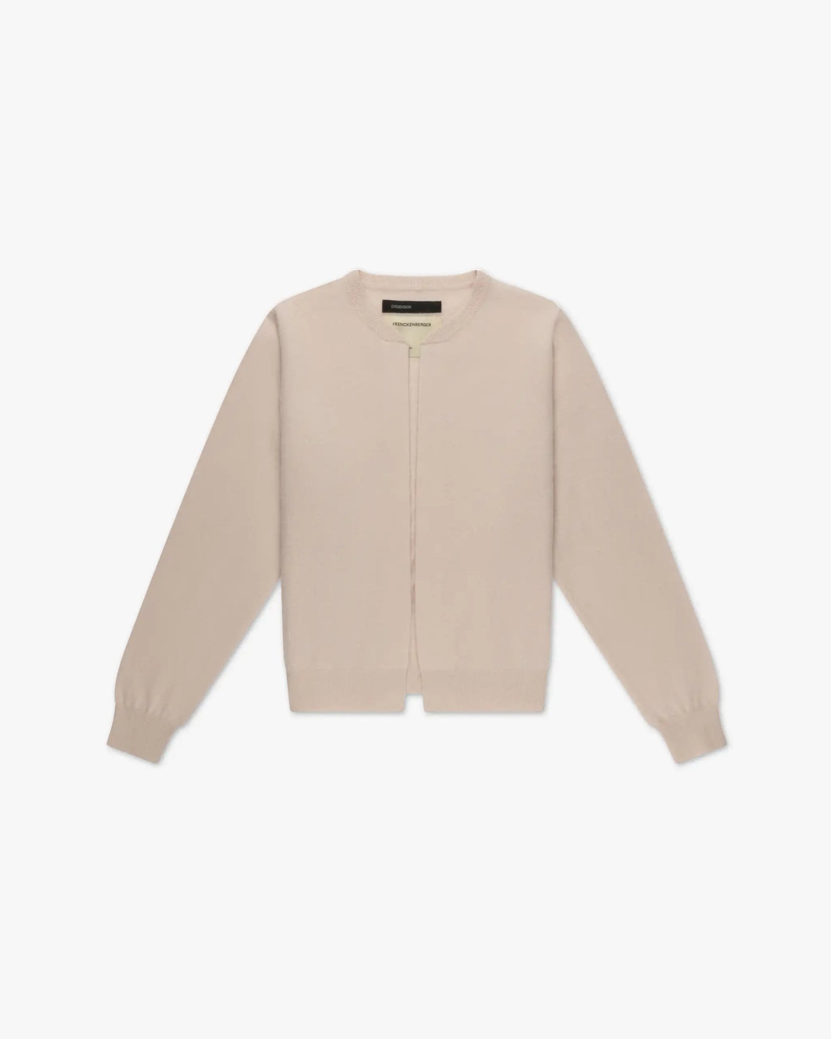 Hellrosa farbener Mini Bomber von Freckenberger - Knitwear FRENCKENBERGER