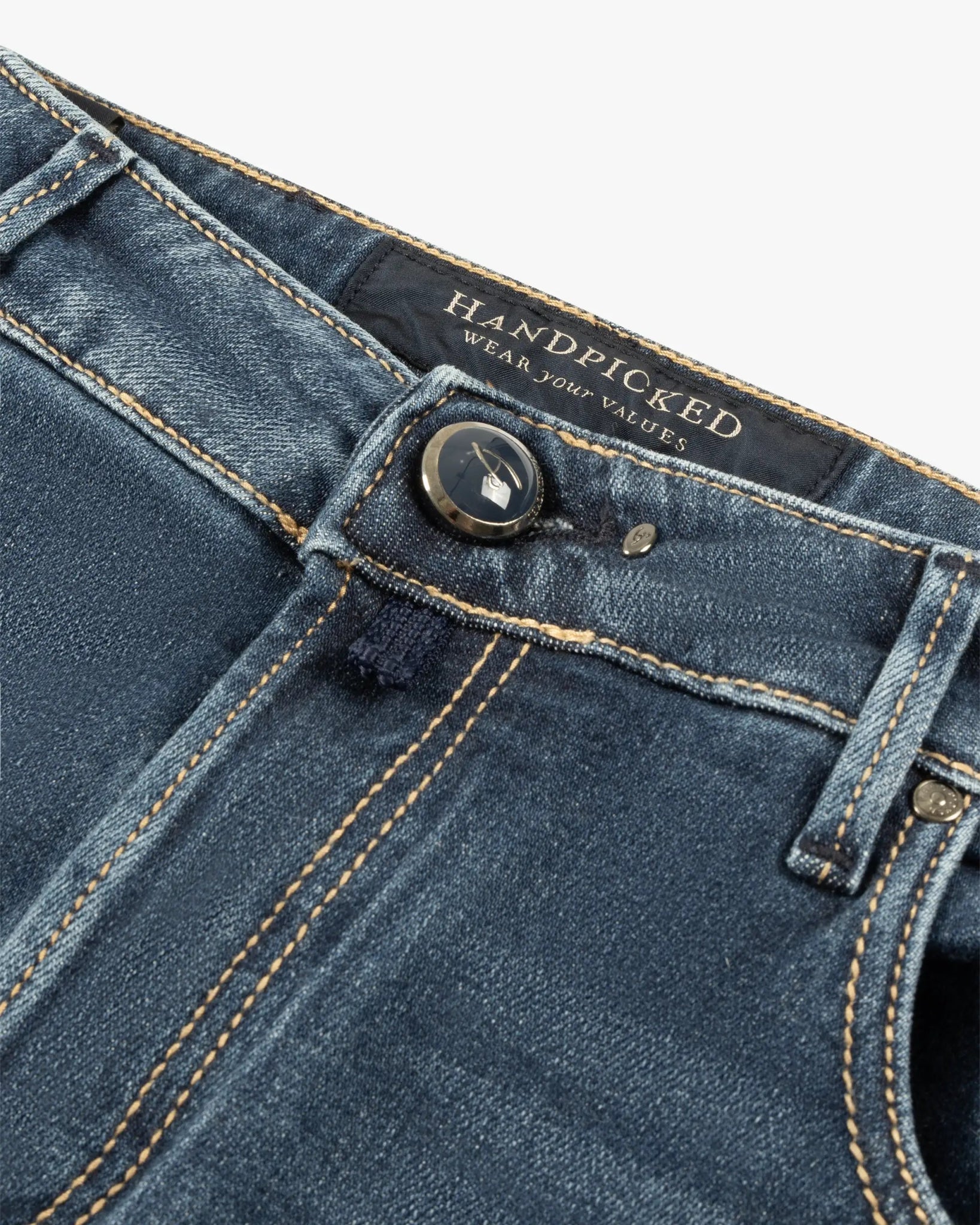 High - Waist - 5 - Pocket - Denim - Jeans von Handpicked - Denim HANDPICKED