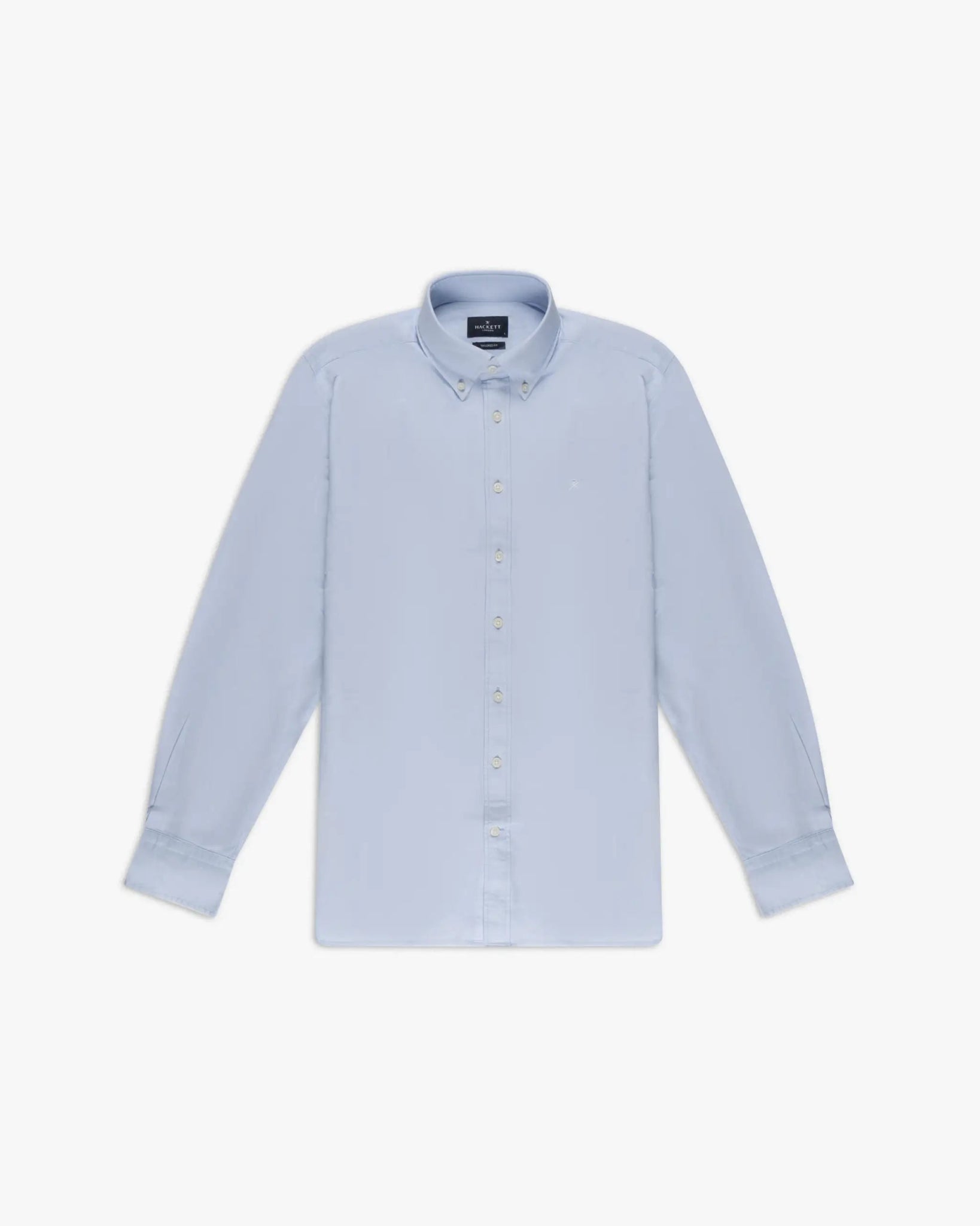 Himmelblaues Gewaschenes Oxford - Hemd von Hackett London - Shirts Hackett