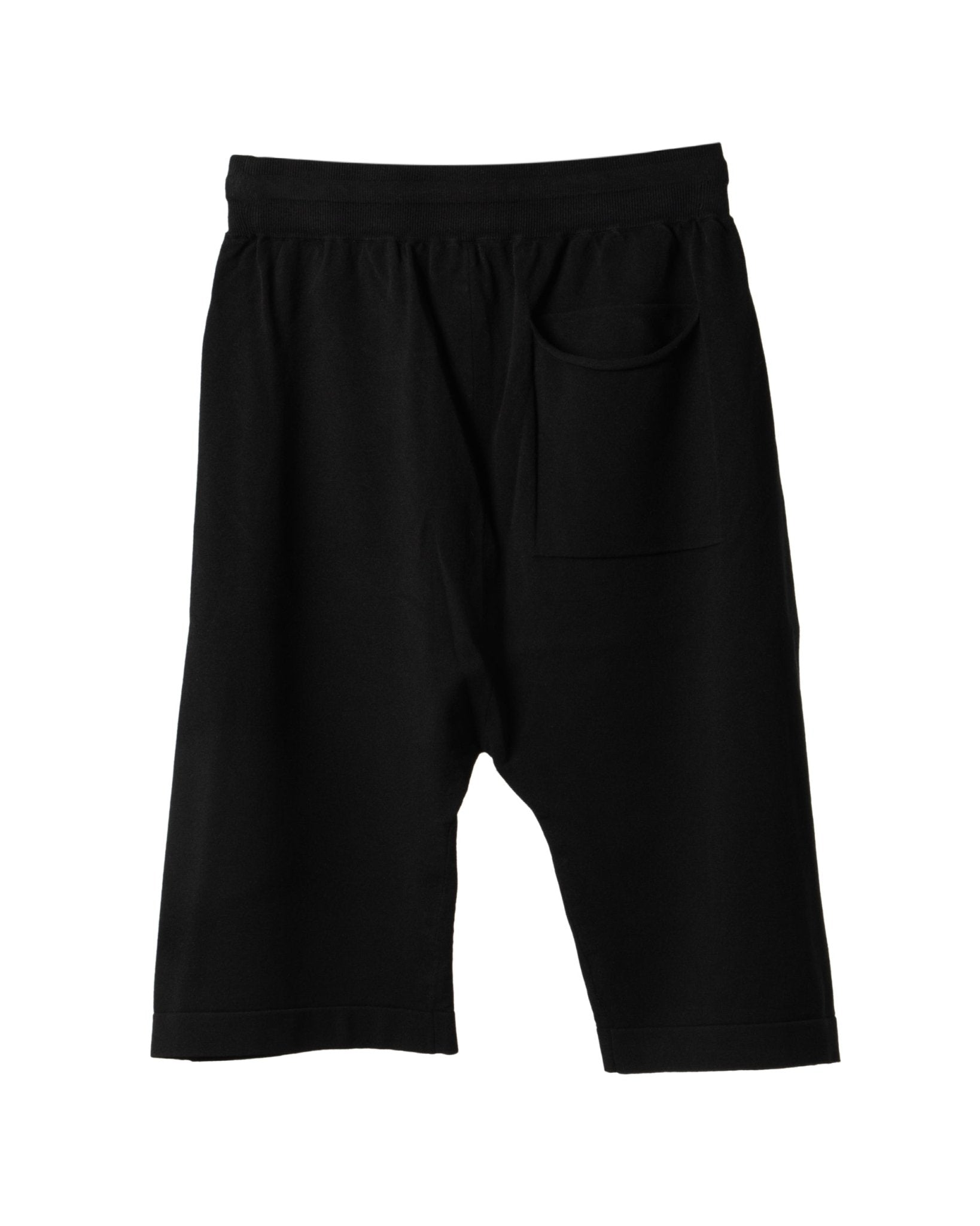 ISABEL BENENATO | VISCOSE KNIT DRAWSTRING SHORTS - Trousers ISABEL BENENAT