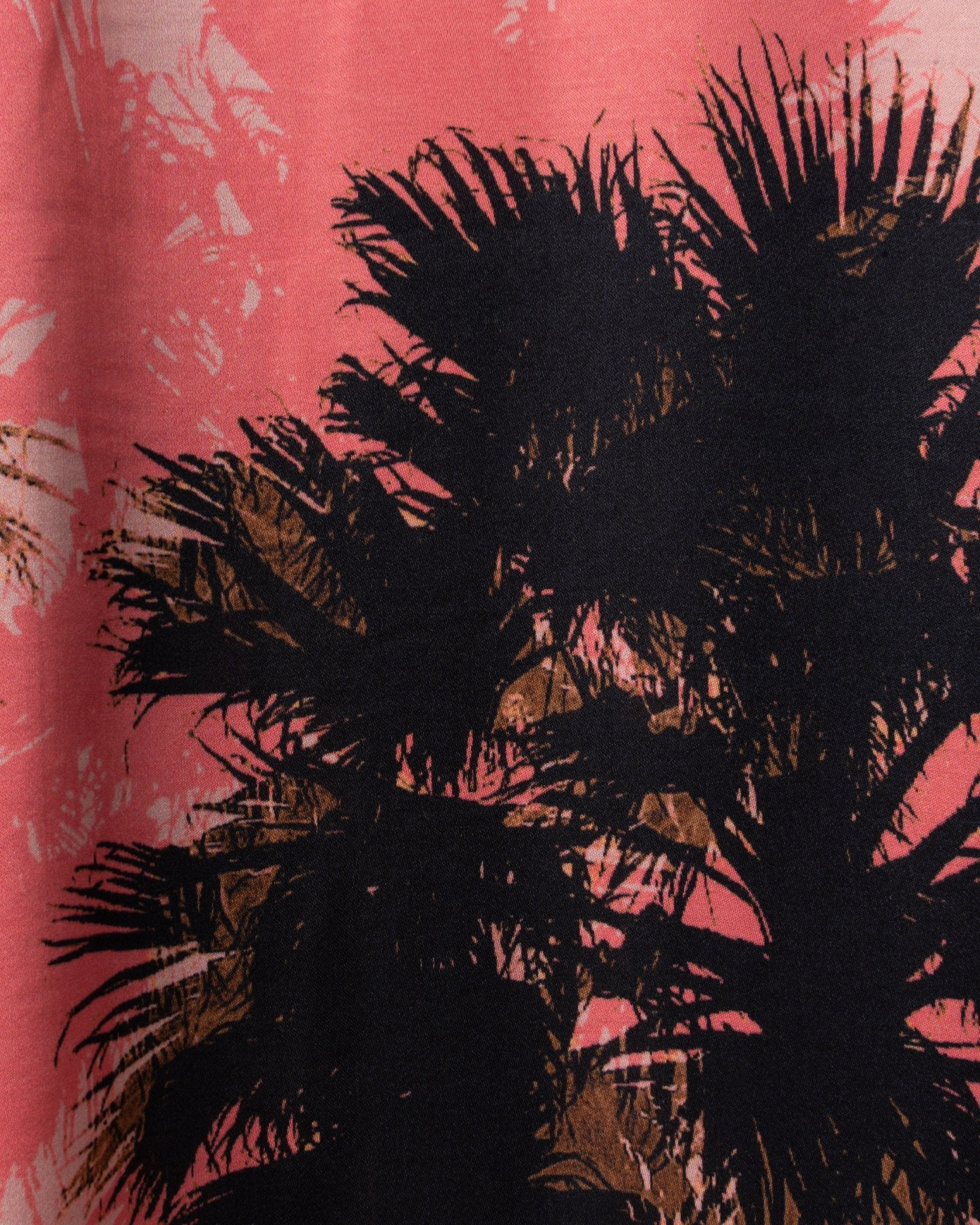 LANEUS | PALM PRINT SHIRT-Shirts LANEUS