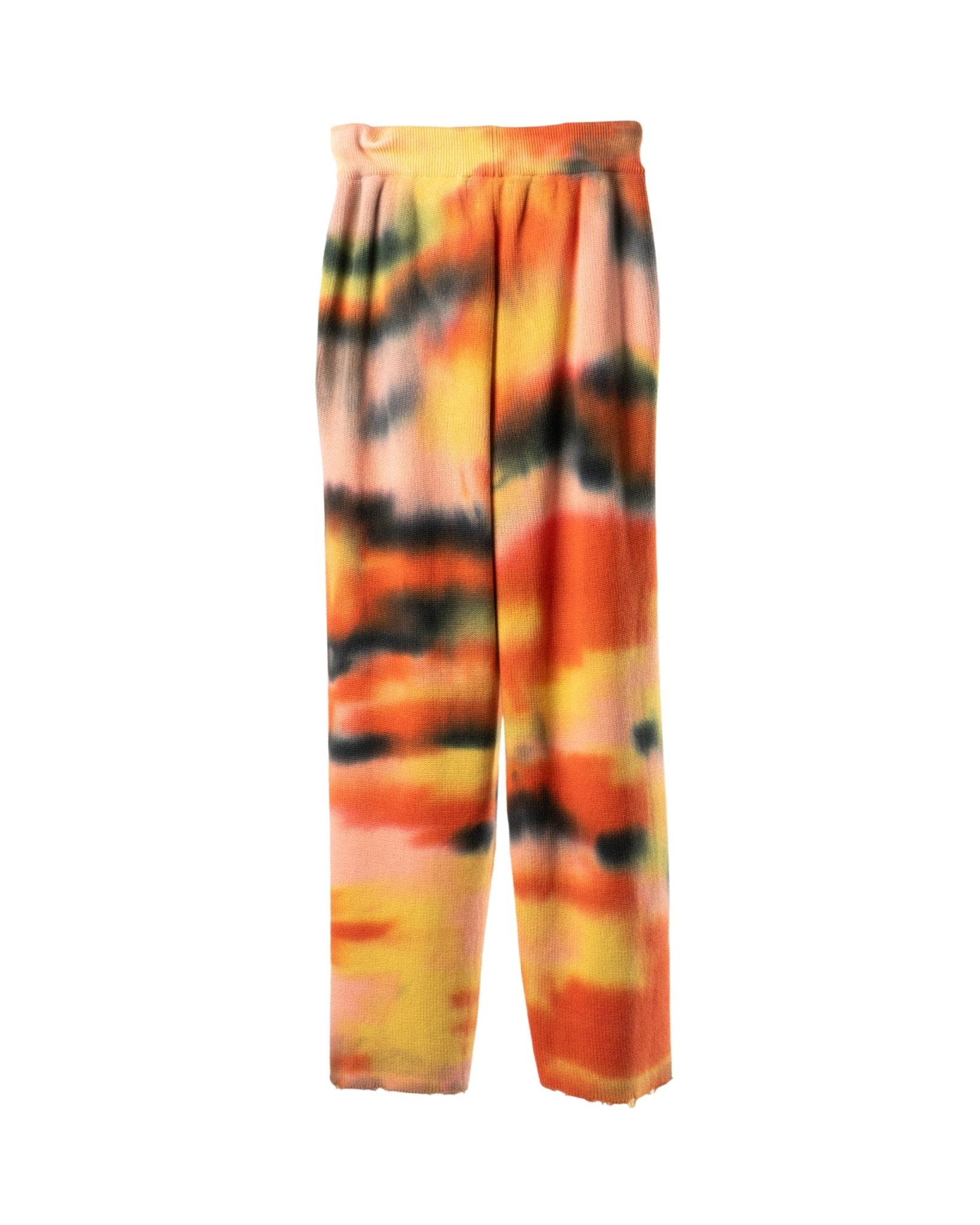 LANEUS | TIE DYE WIDE PANTS - Knitwear LANEUS