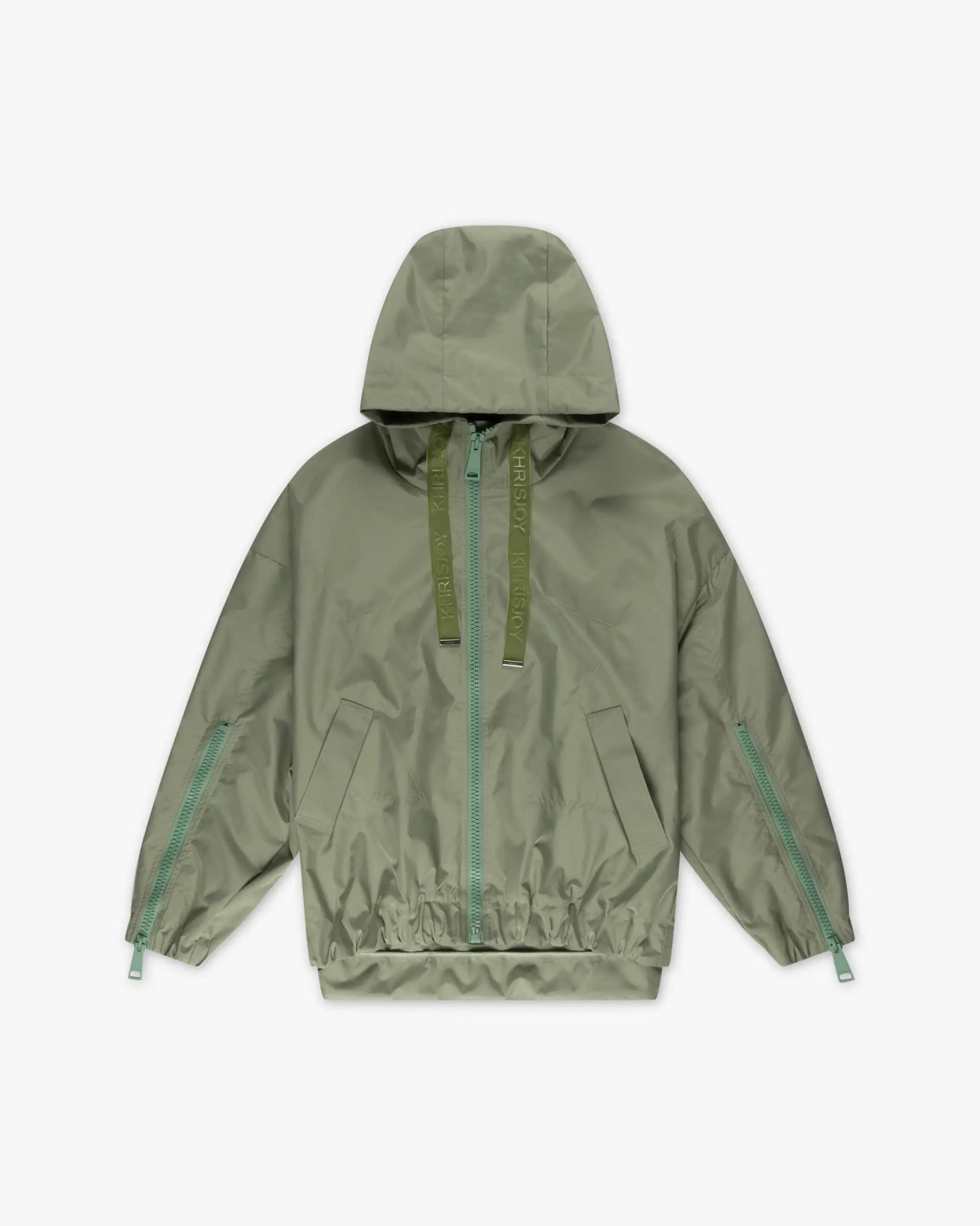 Lorbeergrüner Windbreaker von Khrisjoy - Coats & Jackets KHRISJOY