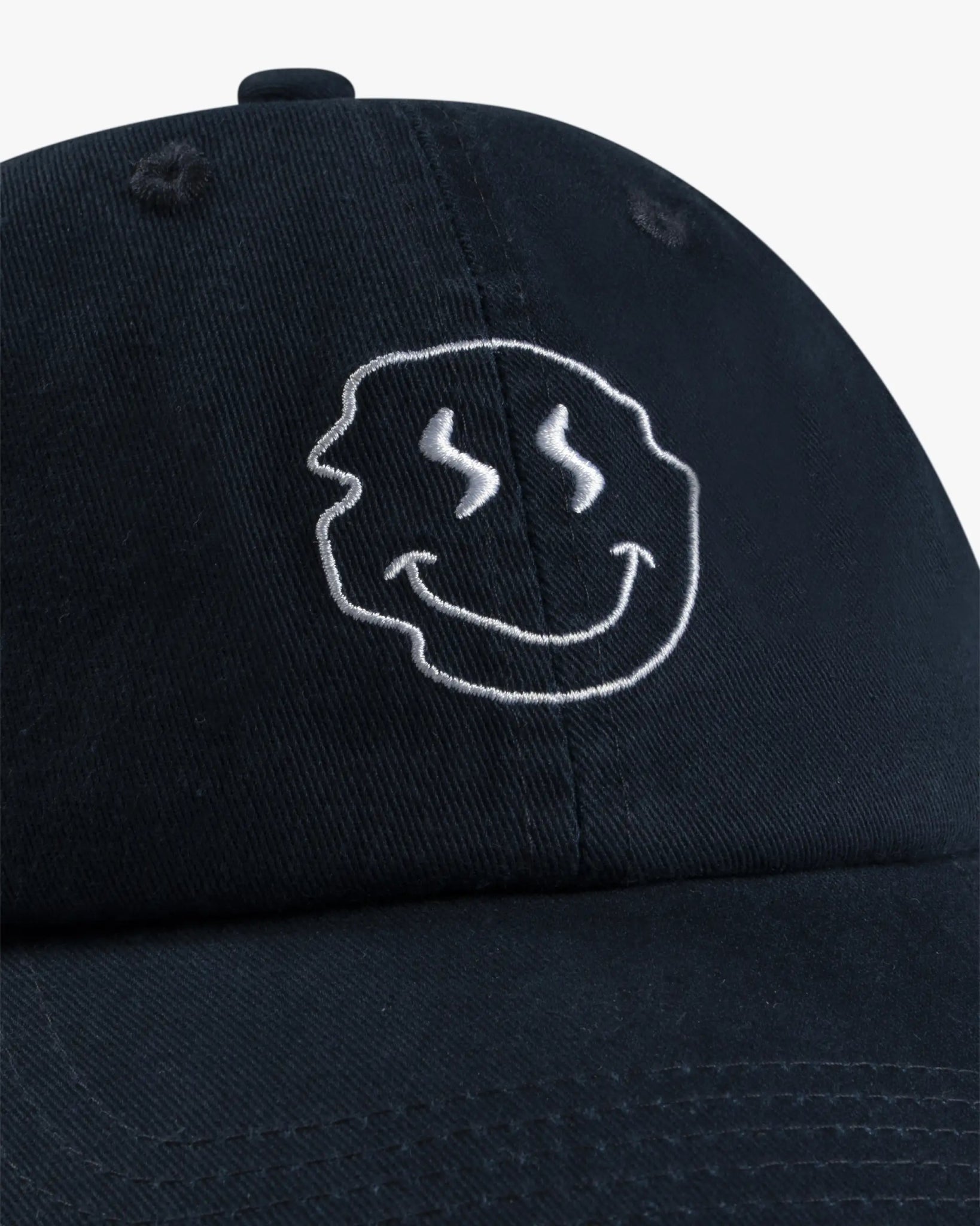 Marineblaue Smiley Face Schirmmütze von Pica Pica - Hats & Caps PICA PICA