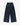 Marineblaue Weit Geschnittene Seidenhose mit Falten von Silk95 - Trousers SILK95FIVE